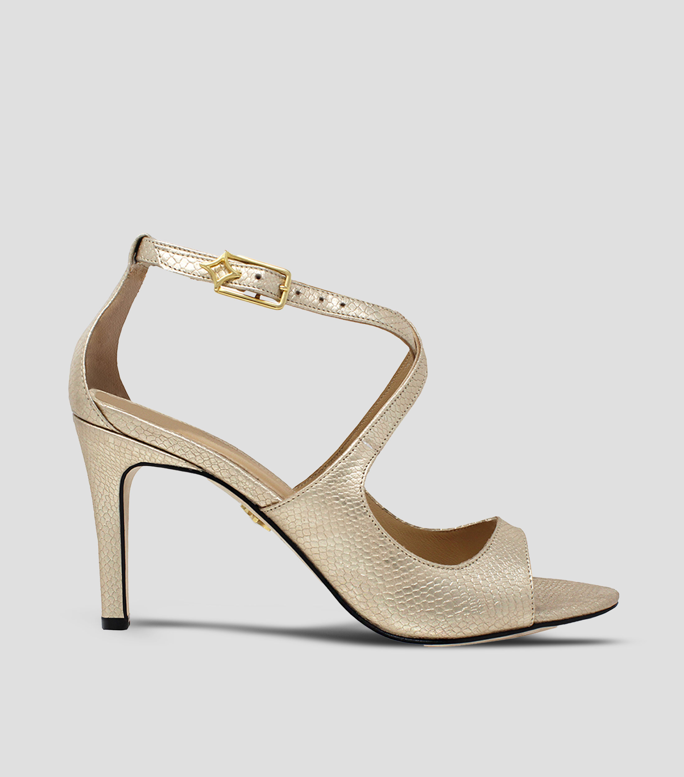 Sandalias con tacon alto de aguja Adela Mujer