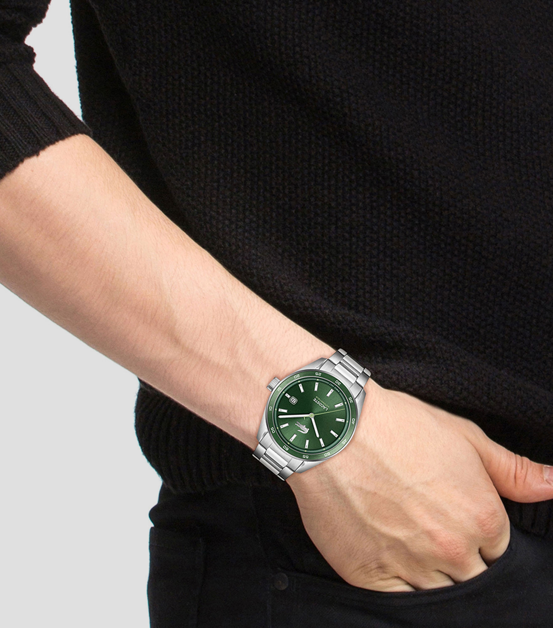 Reloj para Hombre Casual Plateado