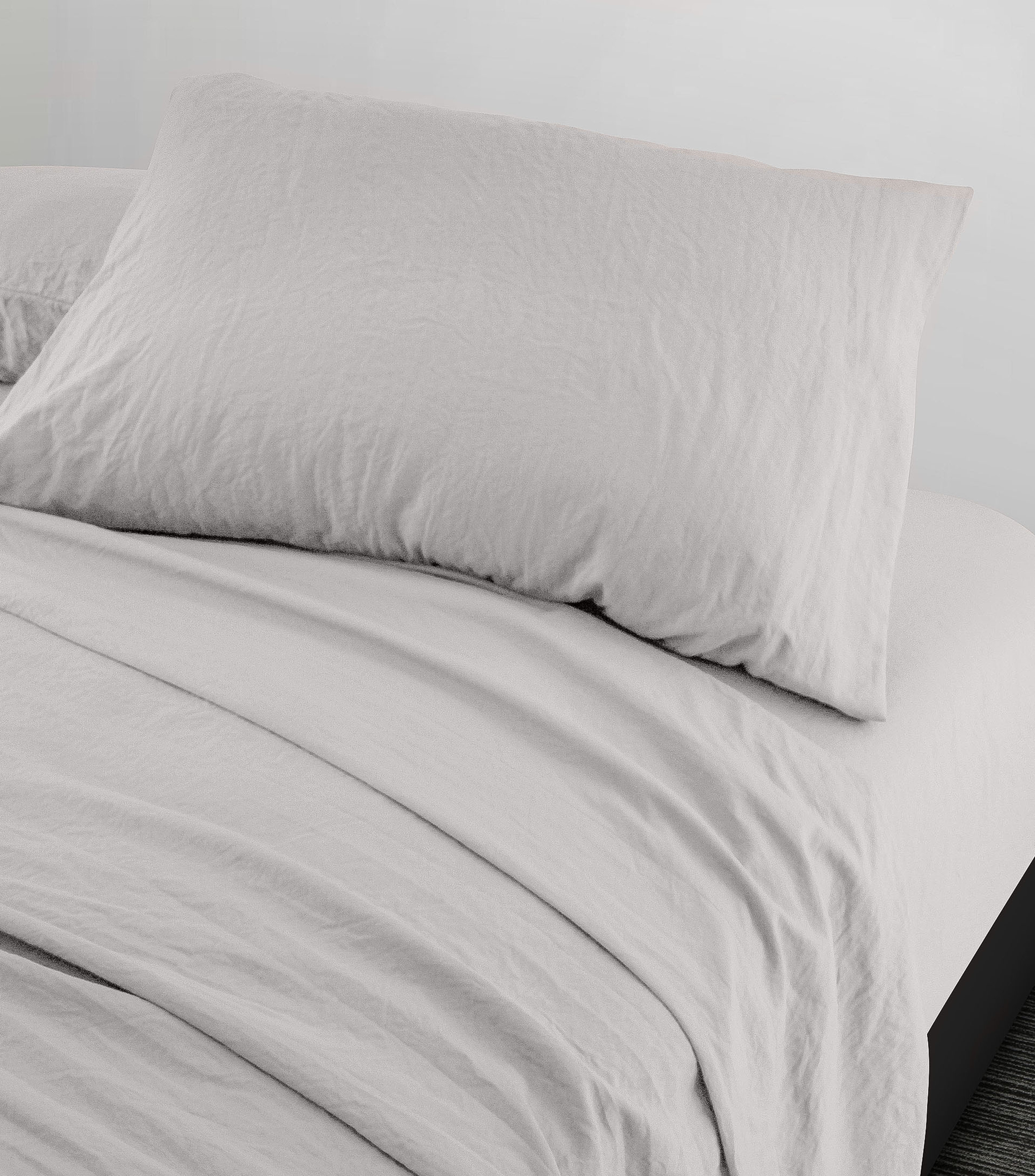 Juego de sábanas King Size Linette Gris yeso