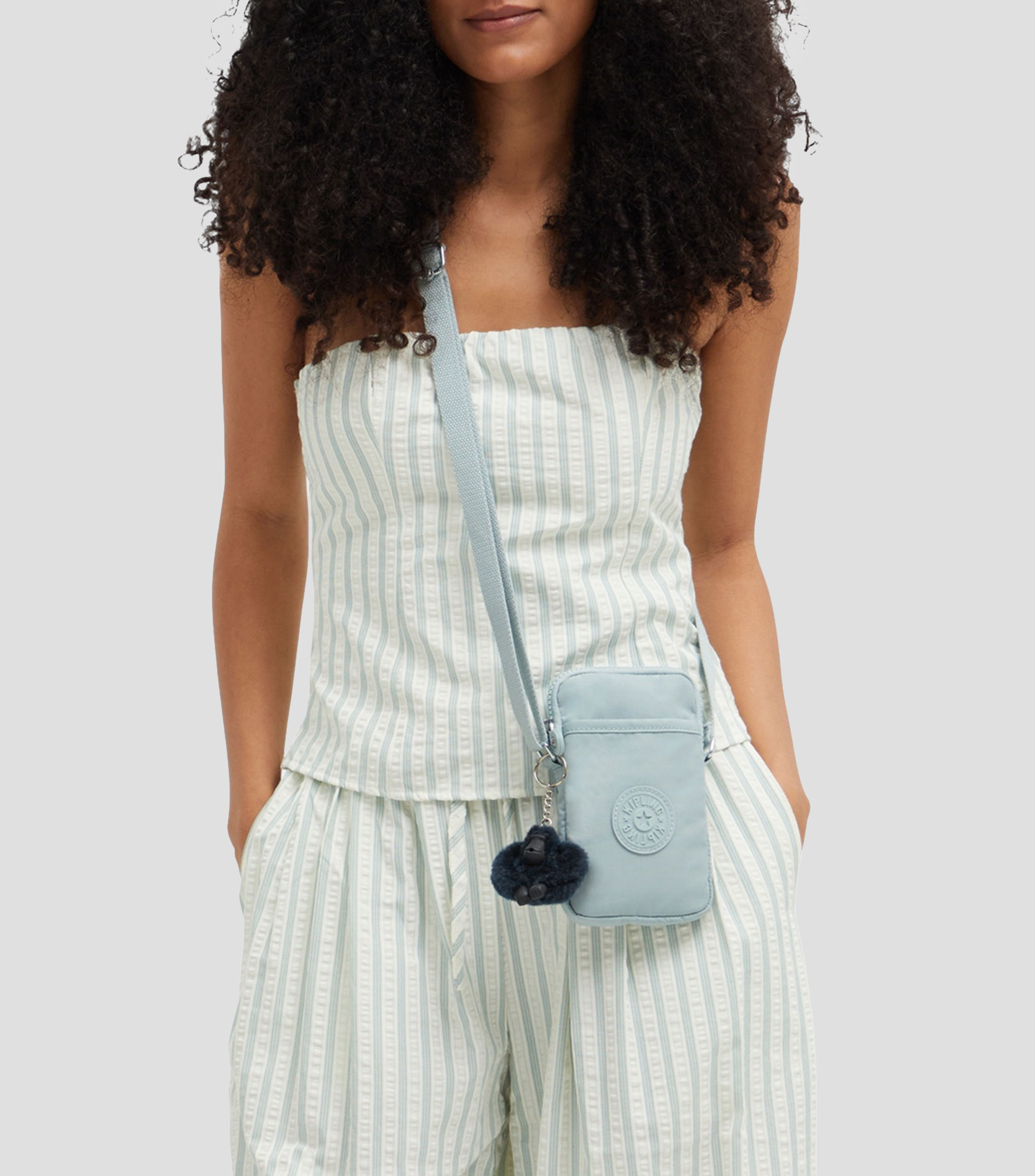 Bolsa crossbody azul Tally lisa Niña