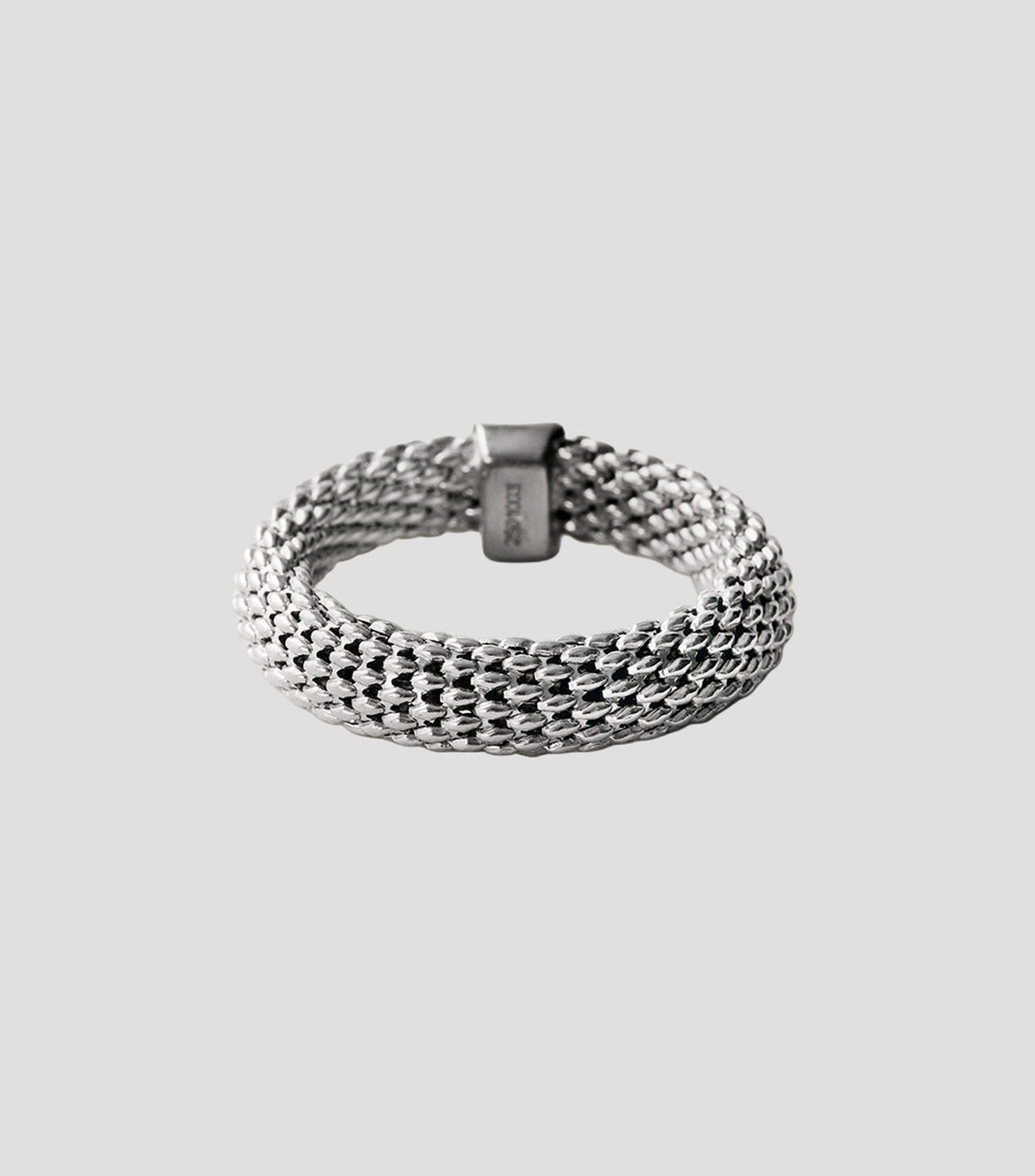 Anillo en Plata .925 Malla Mujer