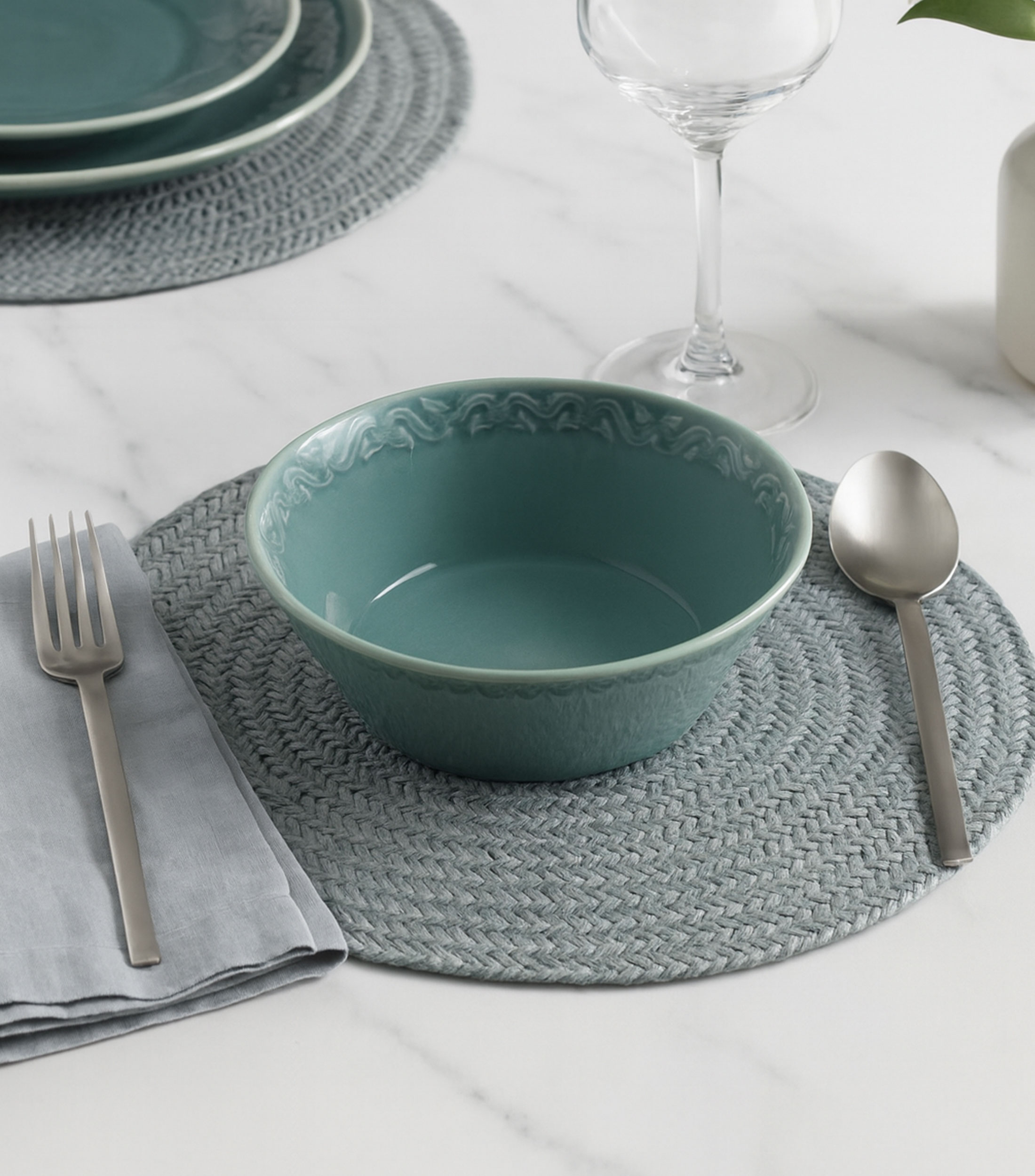 Bowl Rua Nova en ceramica azul