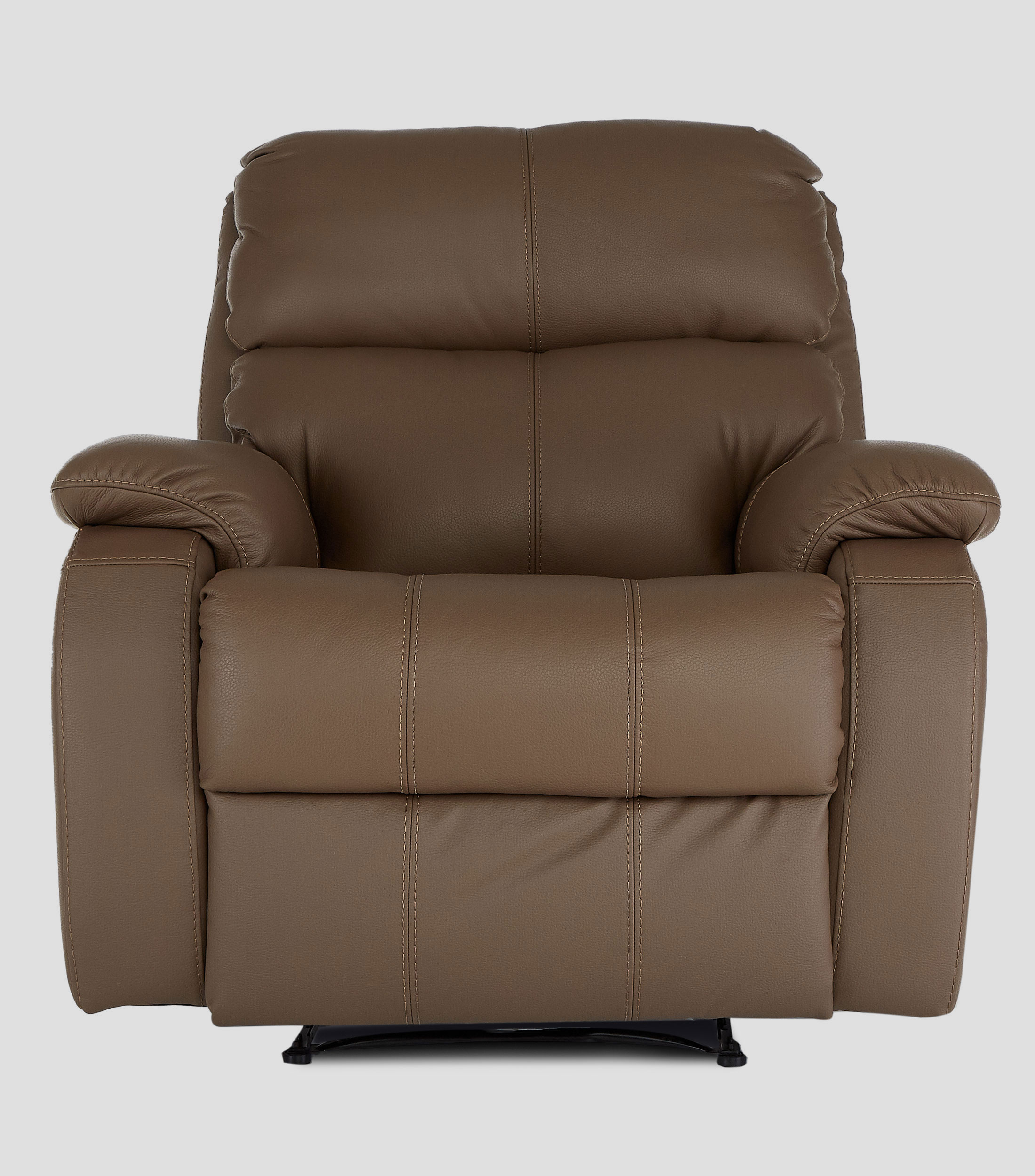 Sillón Reclinable en Piel Reclinables color tabaco