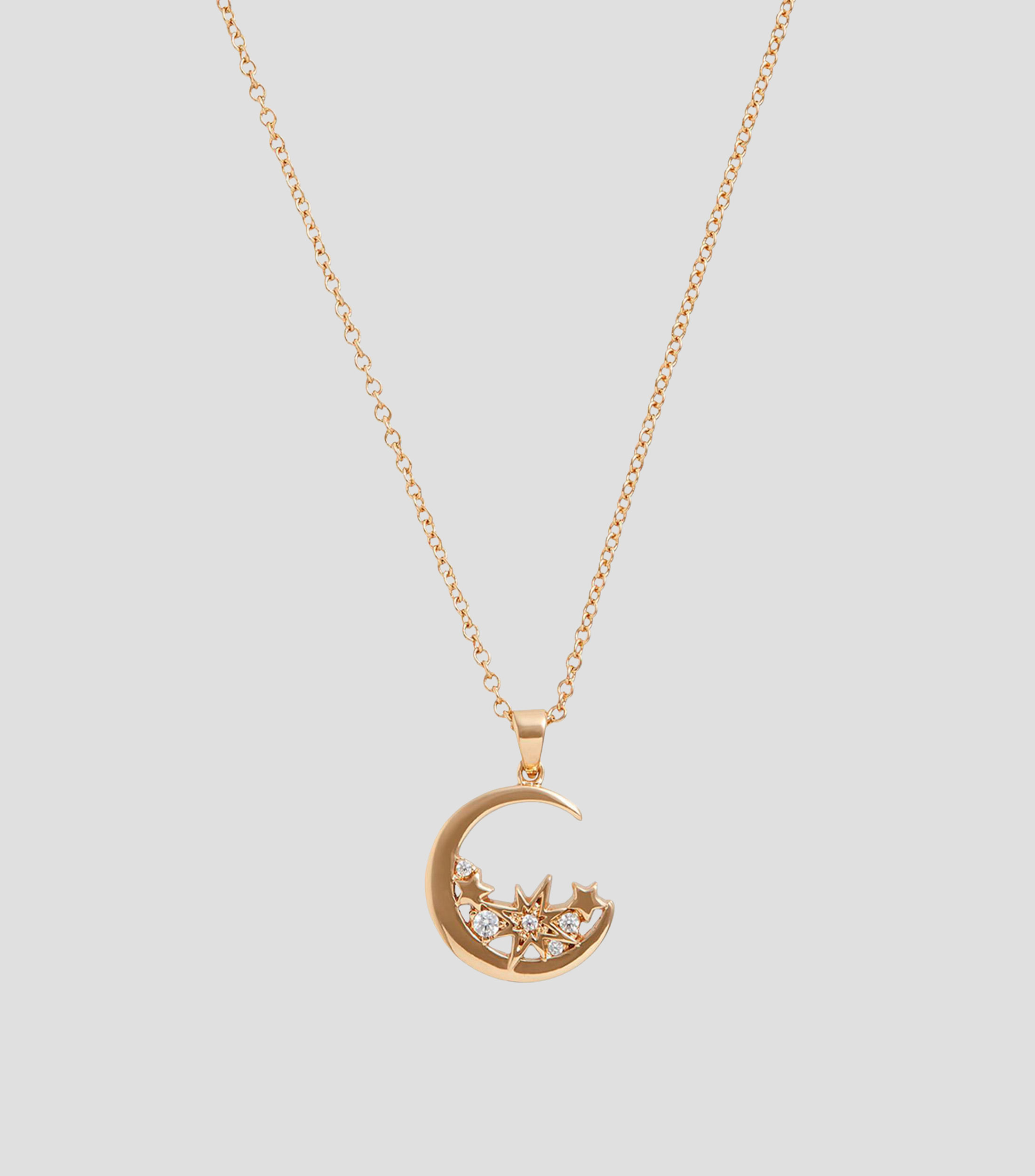Collar en Plata Celestial con circonitas Mujer