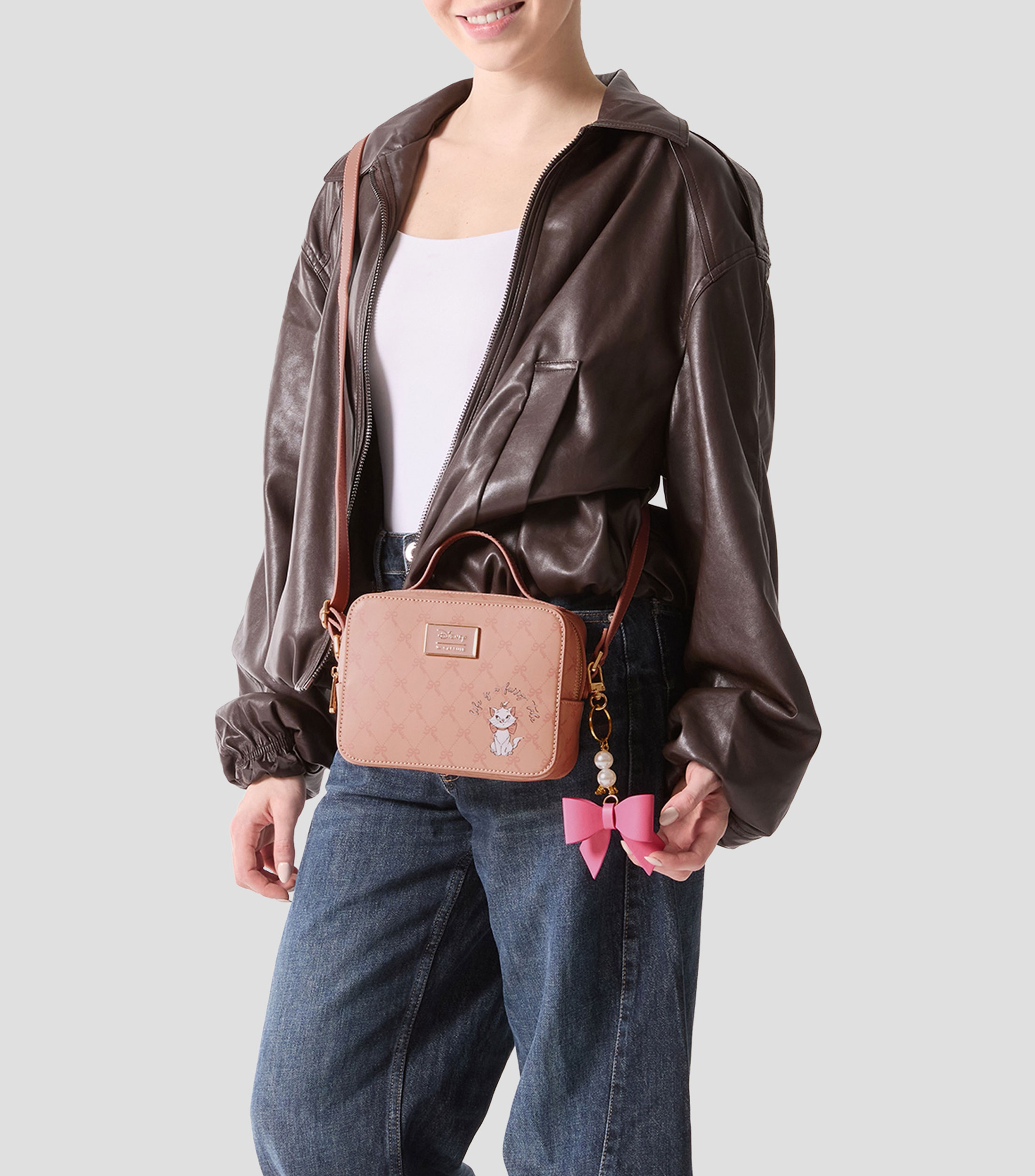 Bolsa Crossbody con estampado Mujer