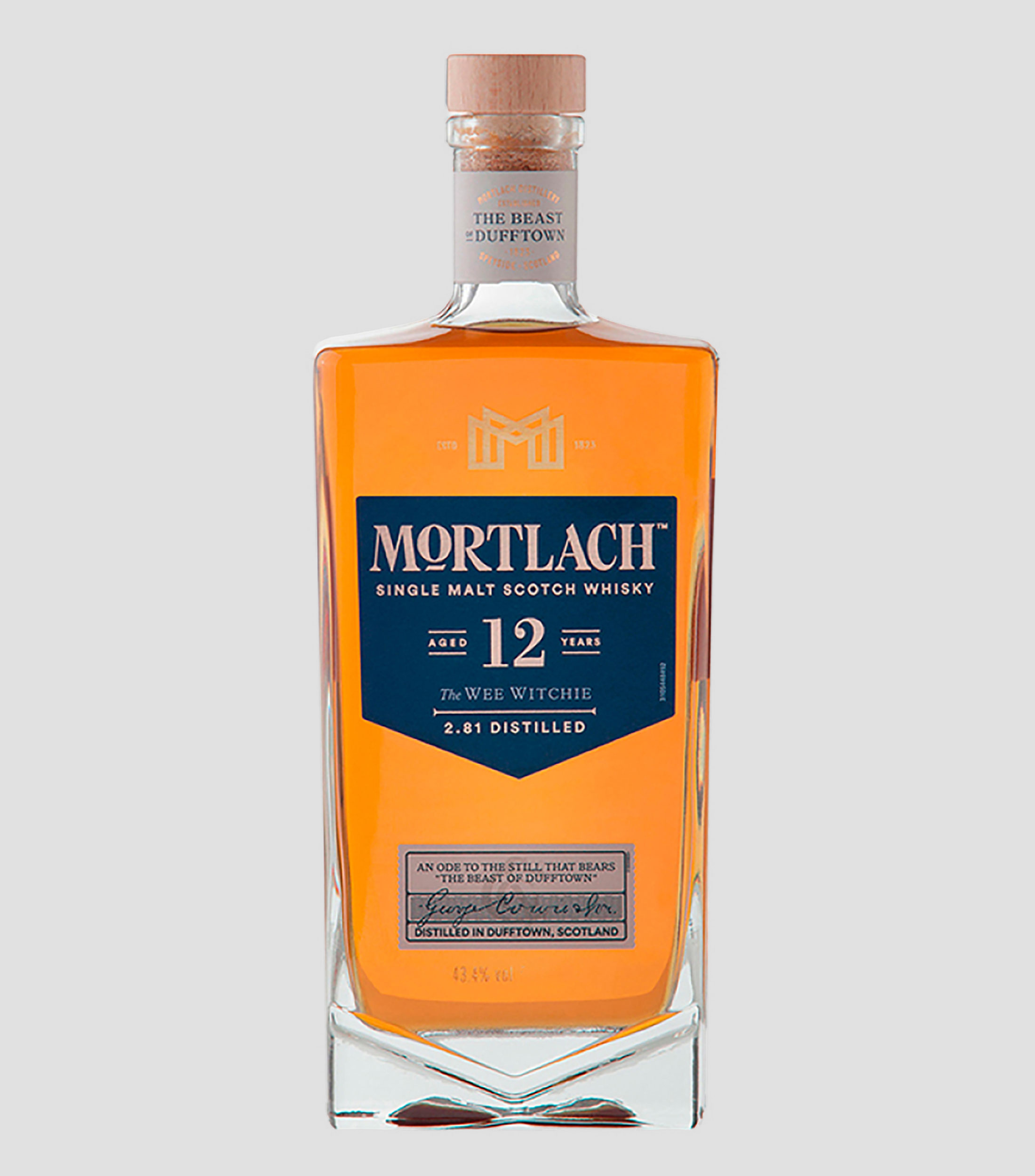 Whisky Mortlach 12 años Single Malt, 700 ml