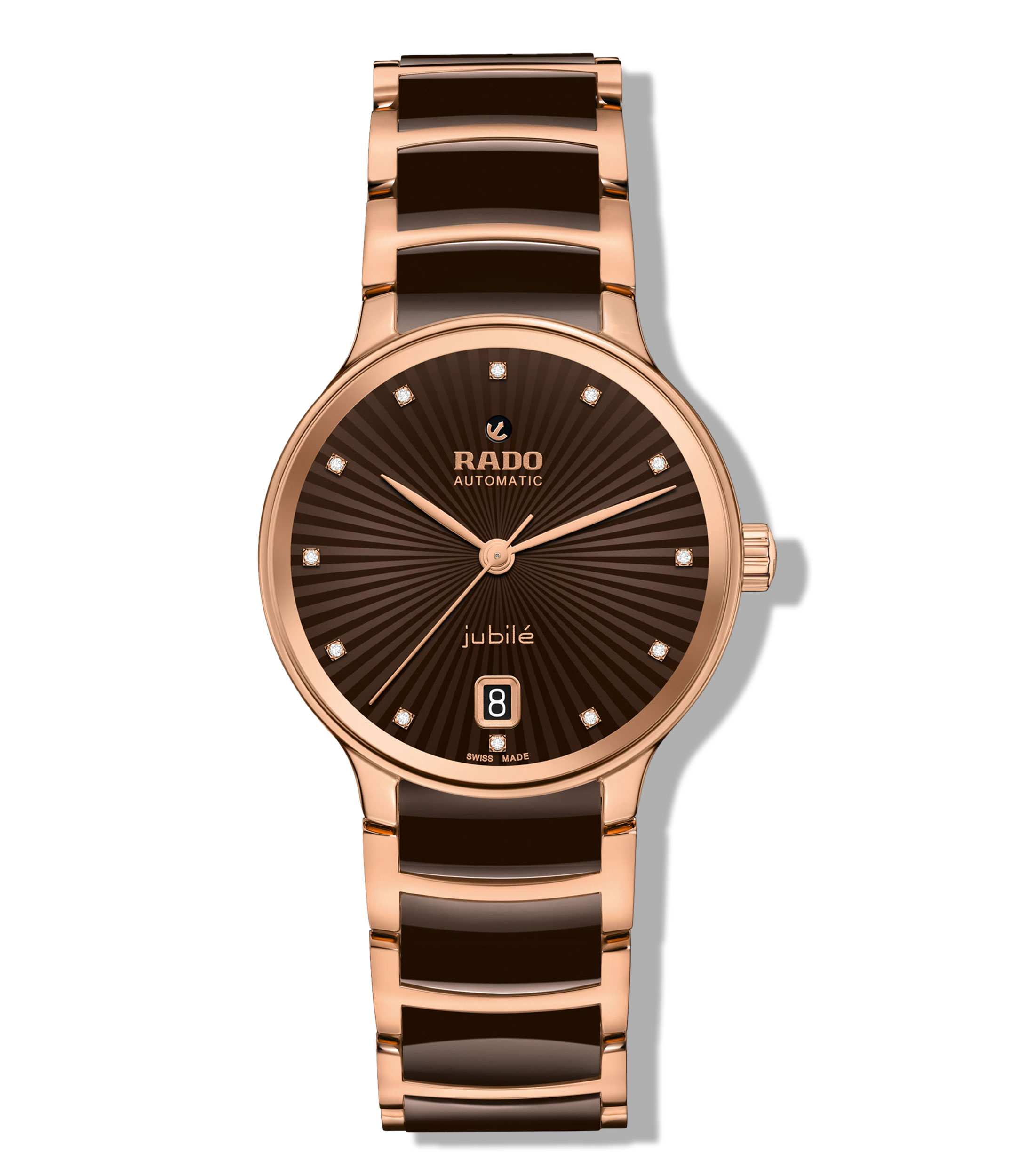 Reloj para Mujer Automático Centrix Diamonds Classic Carátula Café