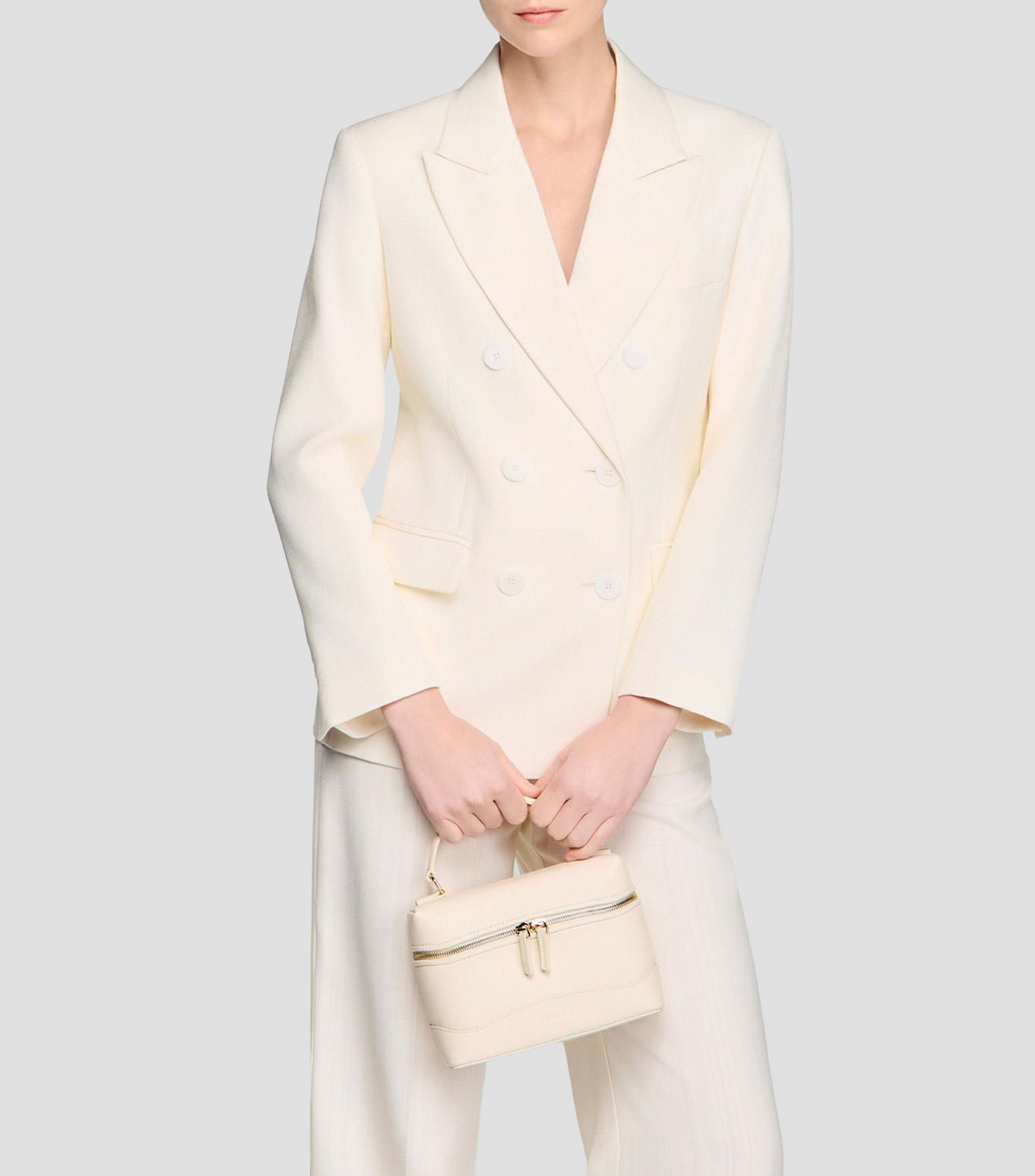 Bolsa shoulder en piel Tangolino liso Mujer