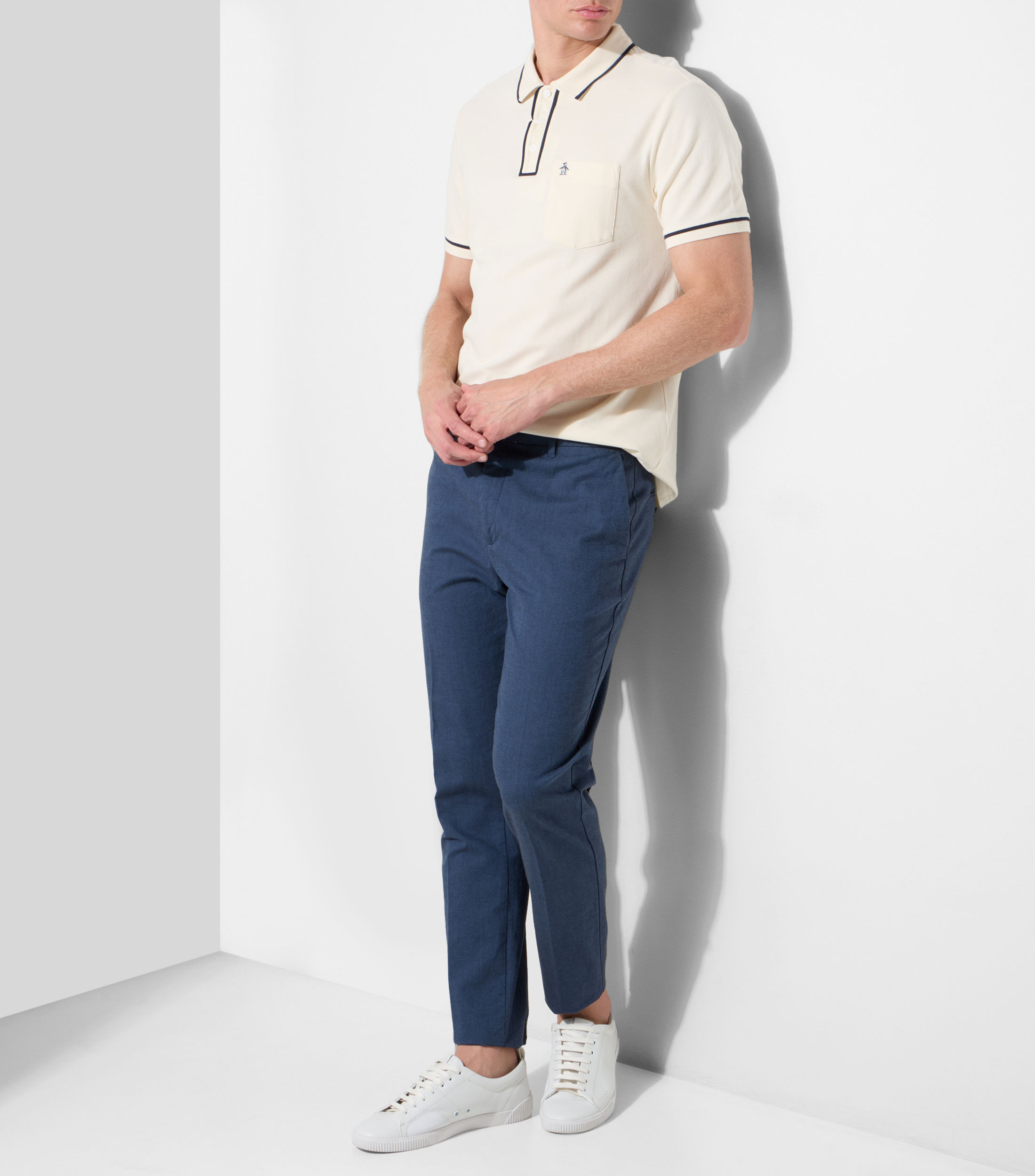 Playera Tipo Polo Manga Corta Hombre