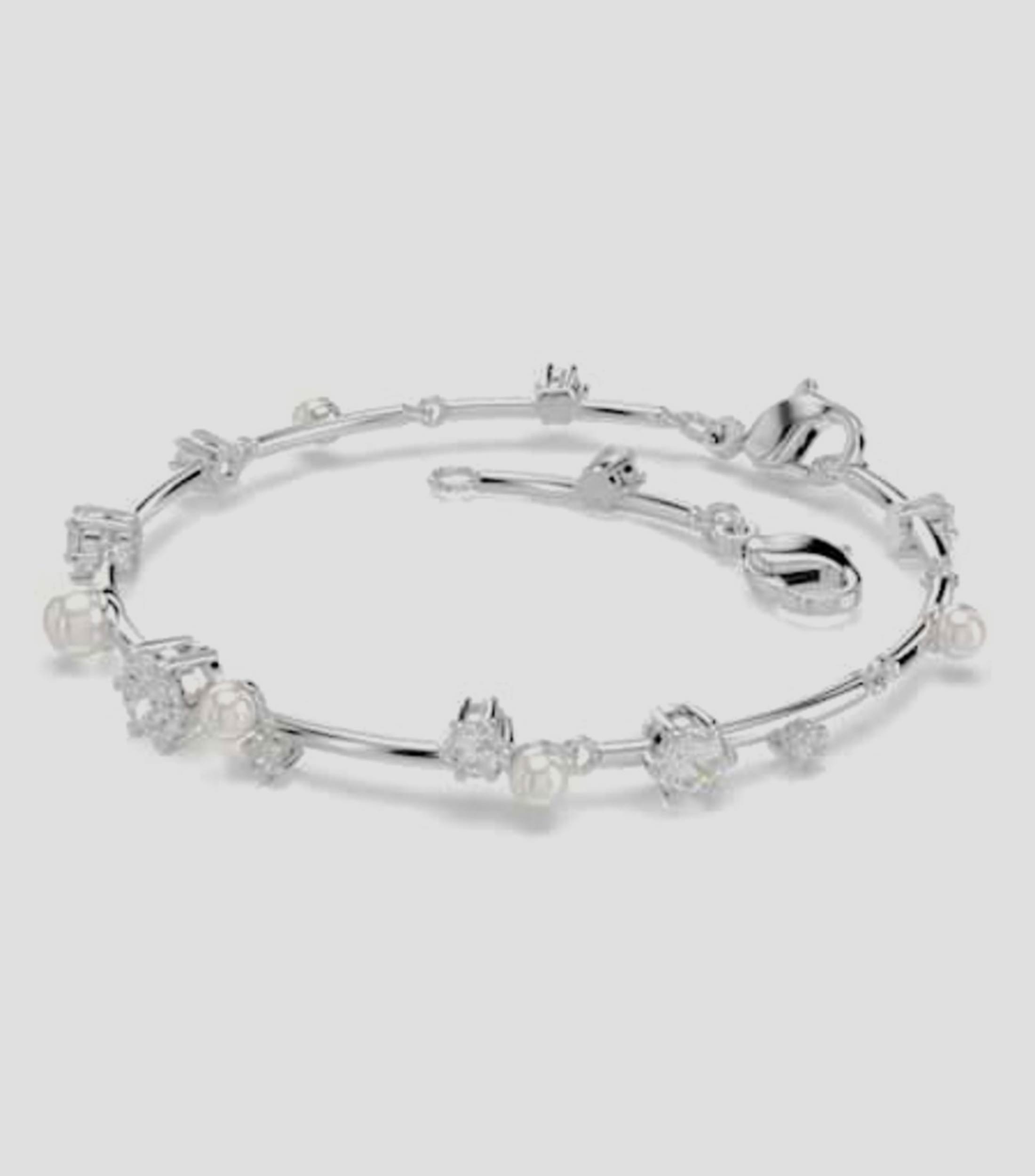 Pulsera Constella con perlas y zirconia Mujer