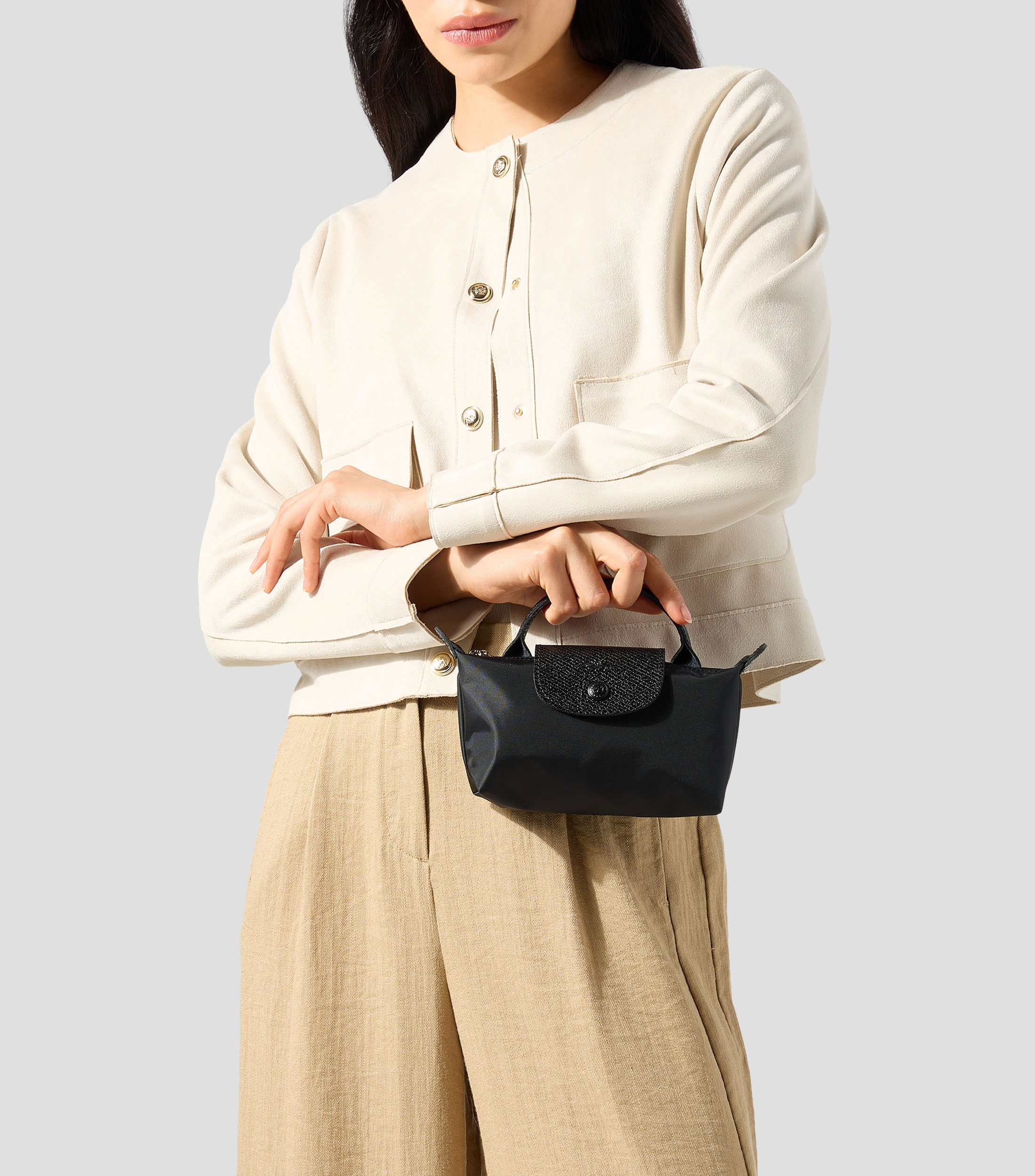 Bolsa Pouch lisa Mujer