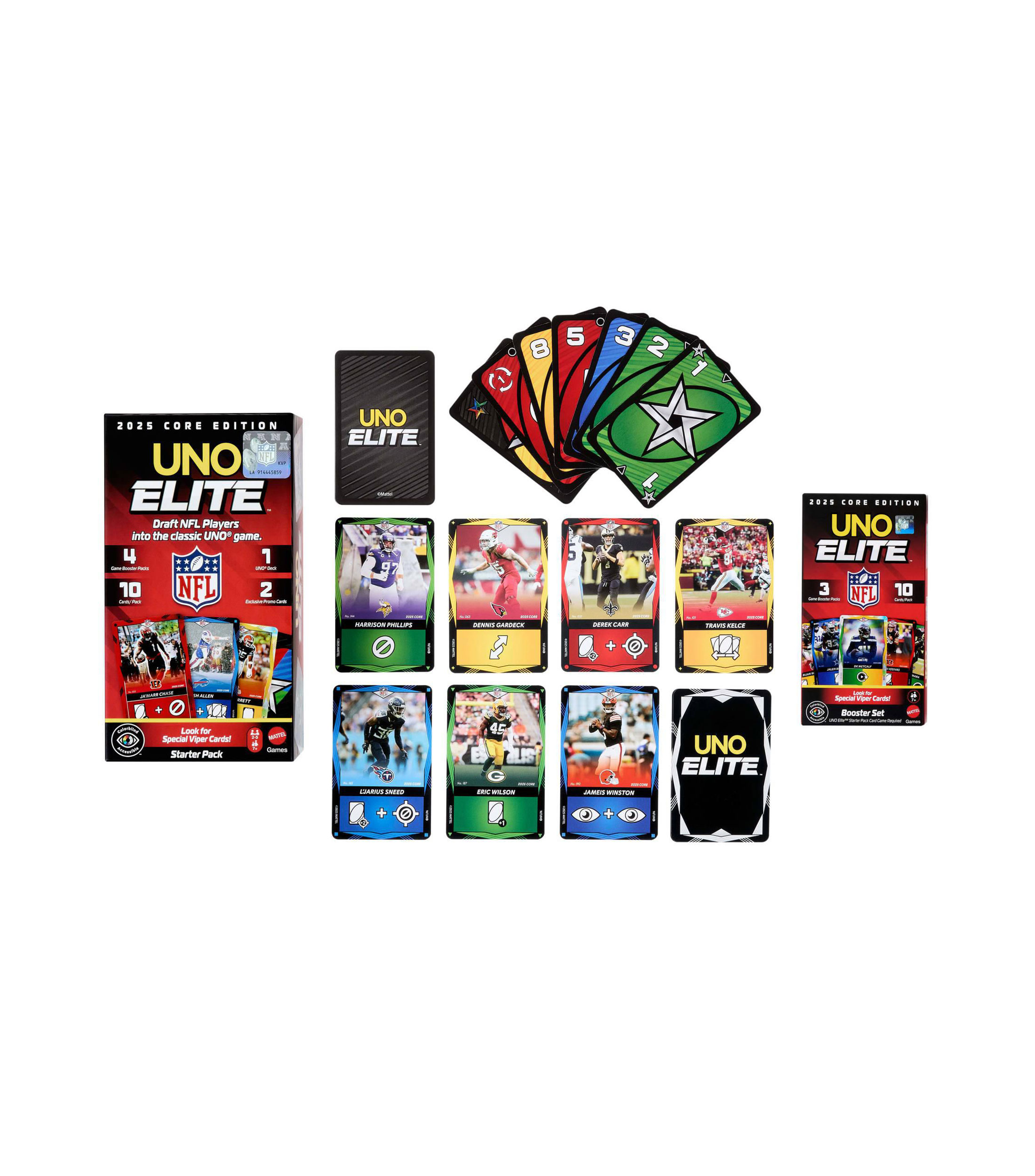Juego de Mesa UNO Elite NFL Set de Refuerzo