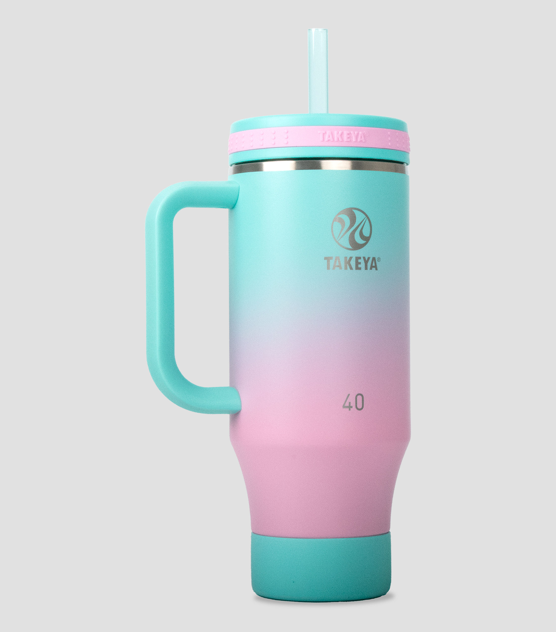 Vaso de Popote con asa 1.2 L