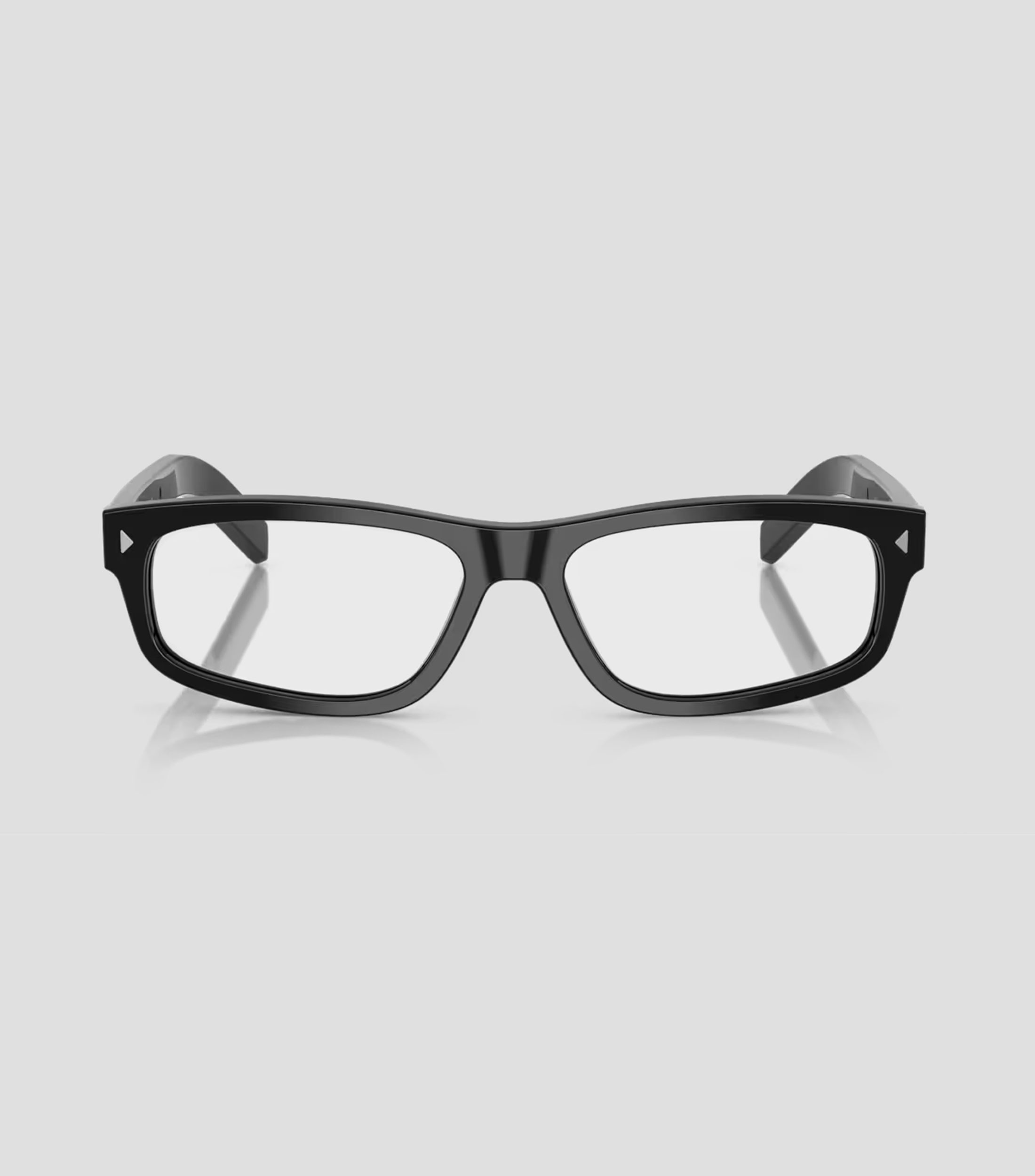 Lentes oftálmicos rectangulares negros Hombre