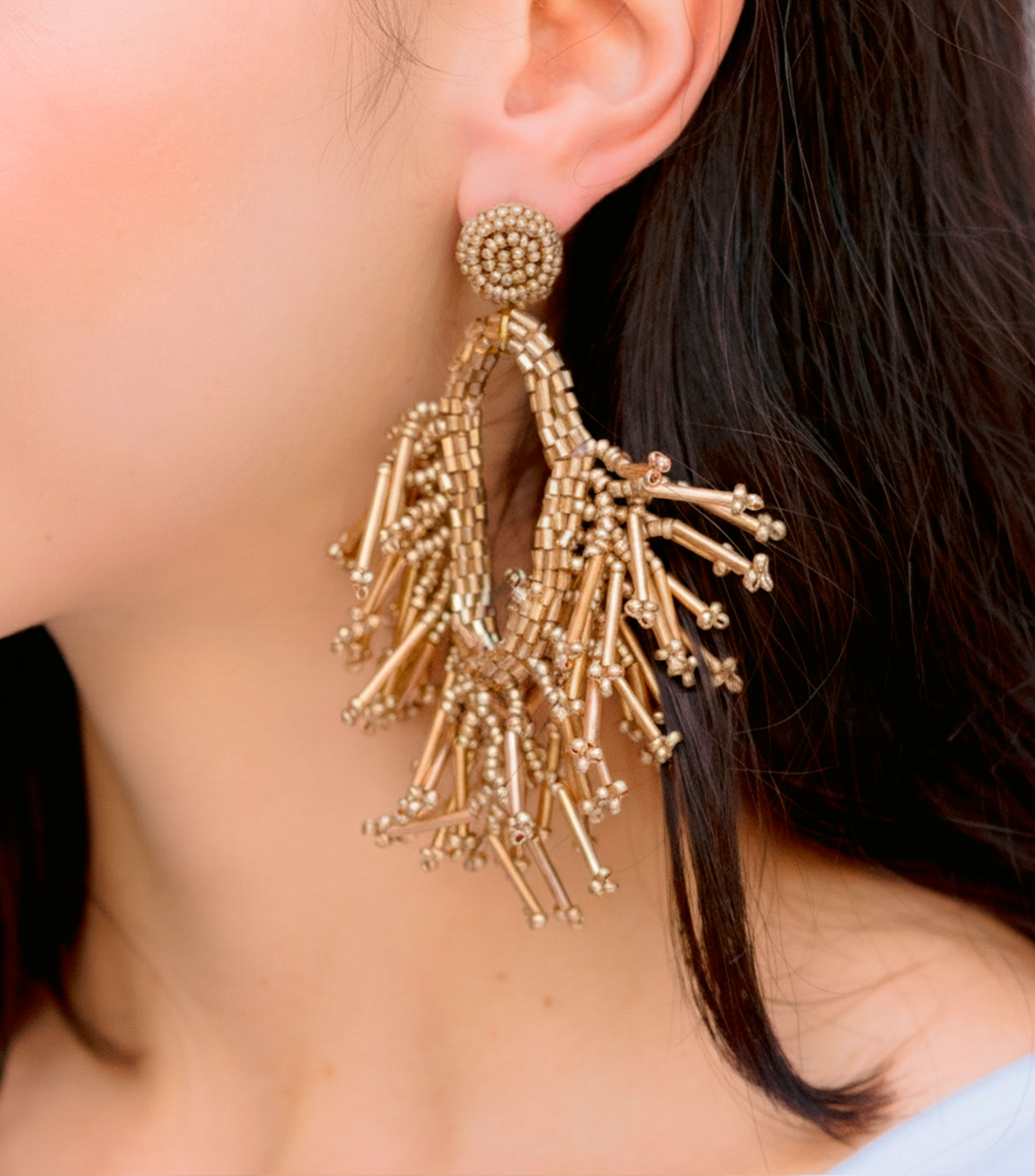 Aretes Fiesta Chaquira Mujer