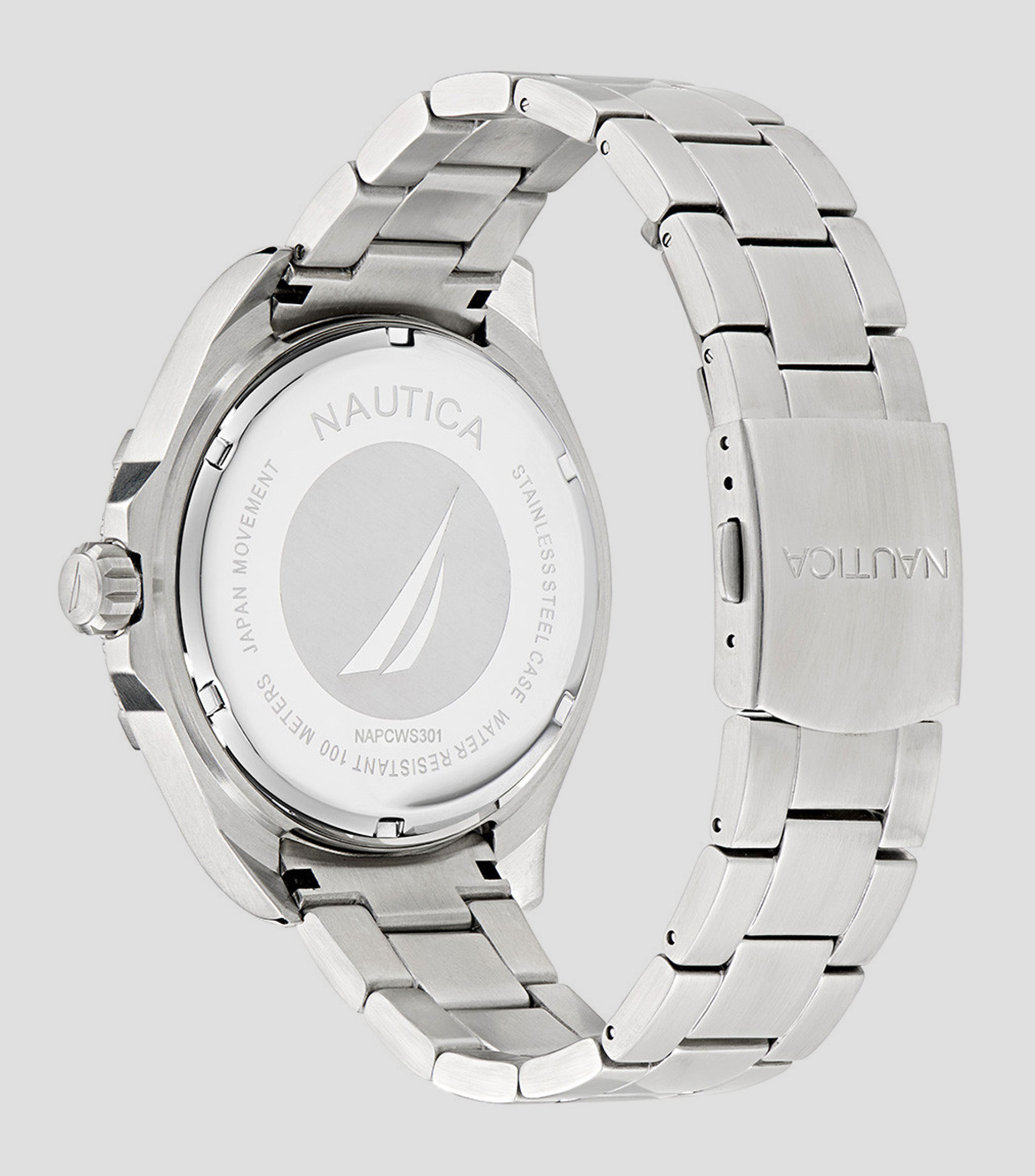 Set de Reloj para hombre Clearwater Beach Casual, Plateado, Azul Navy