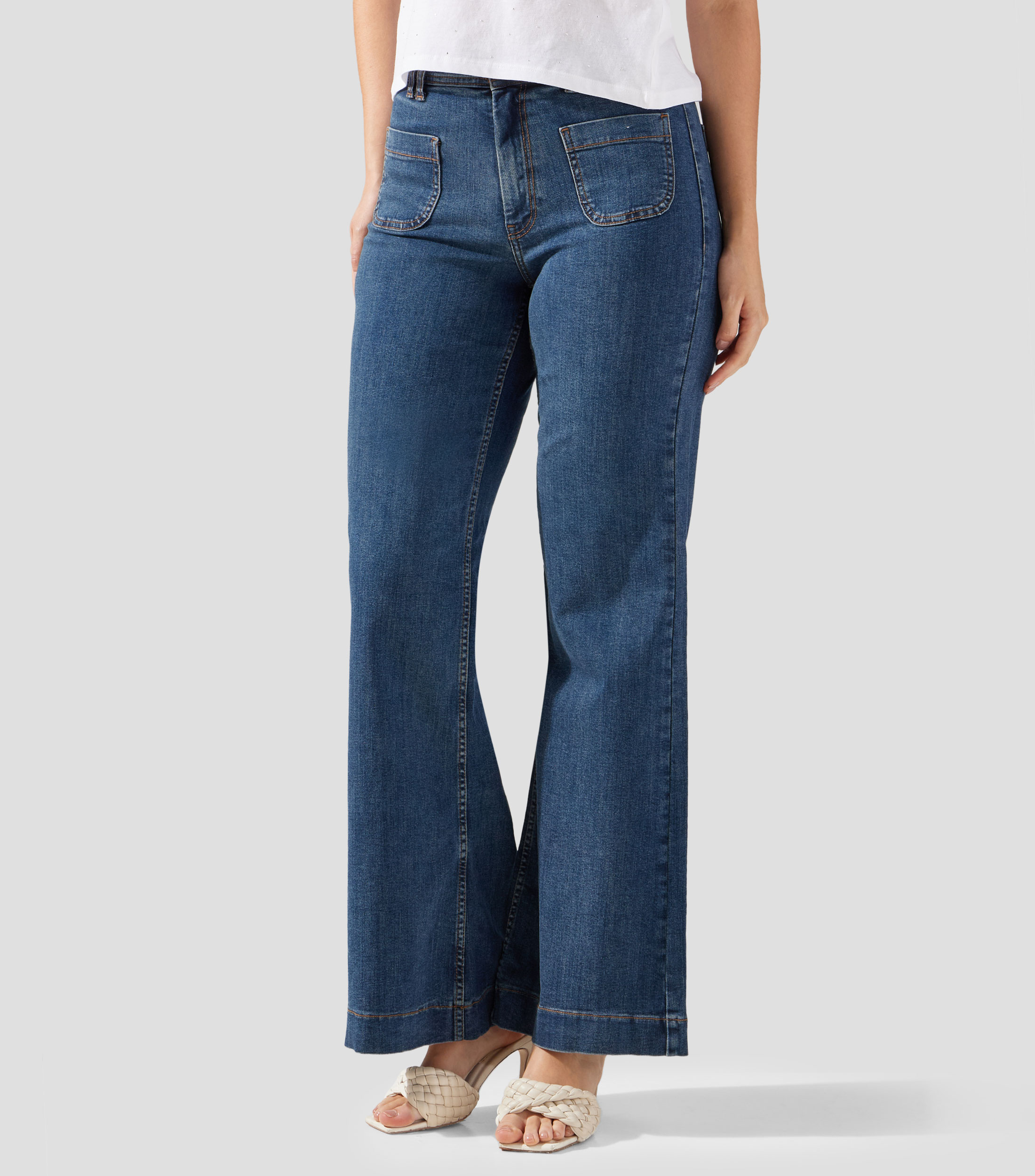Jeans Wideleg Mujer