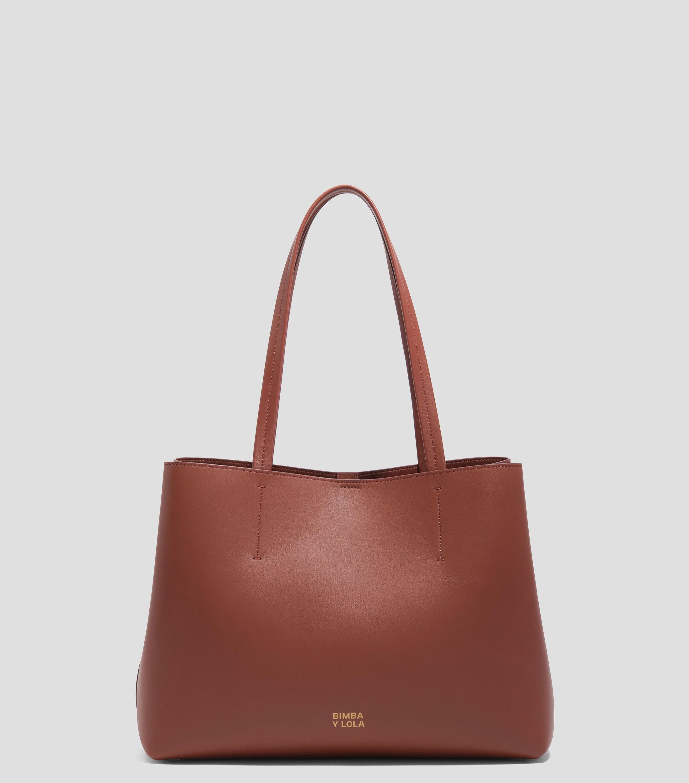 Bolsa Chihuahua shopper grande piel nuez Mujer