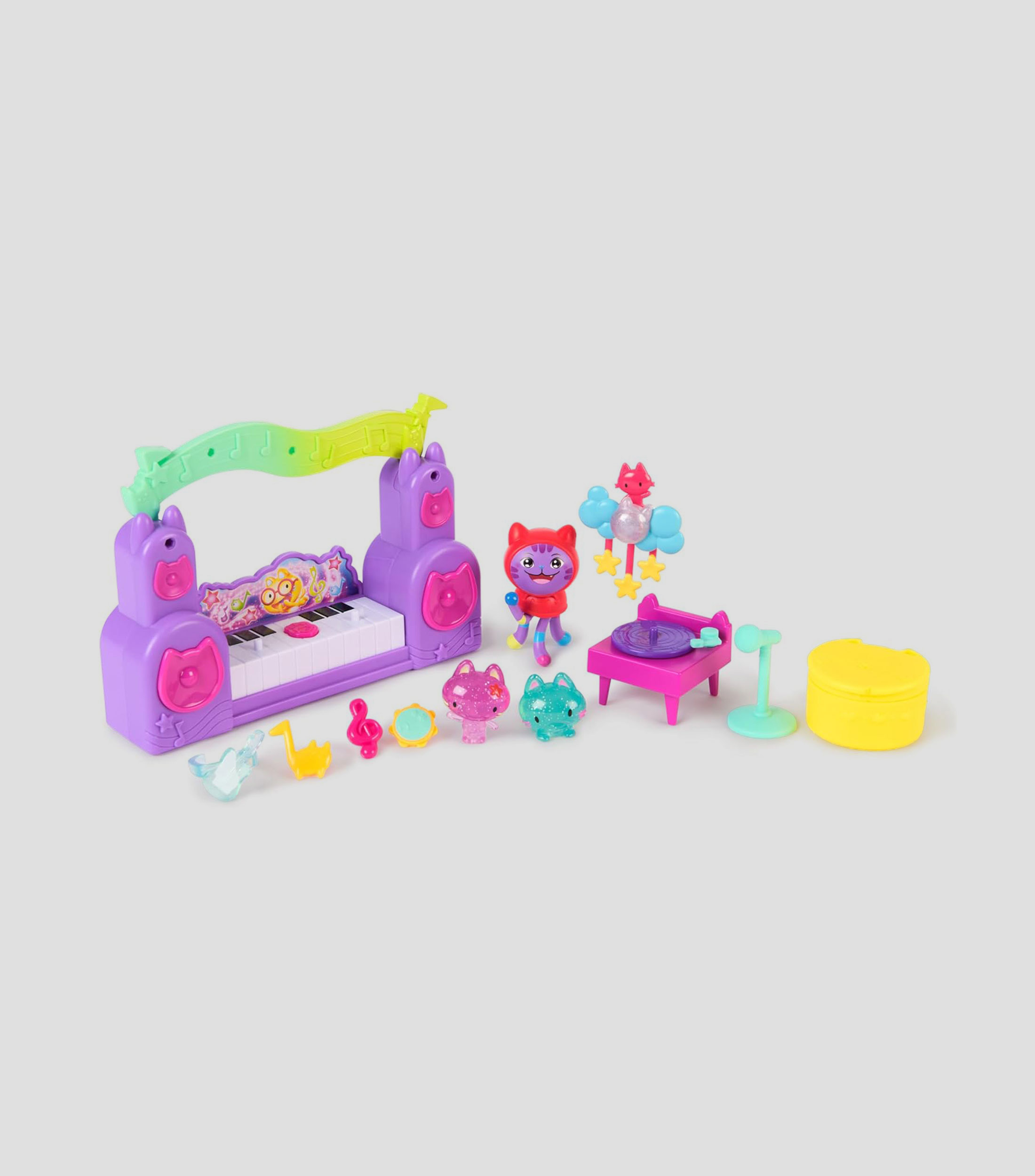 Set de Fiesta y música de La casa de muñecas de Gaby