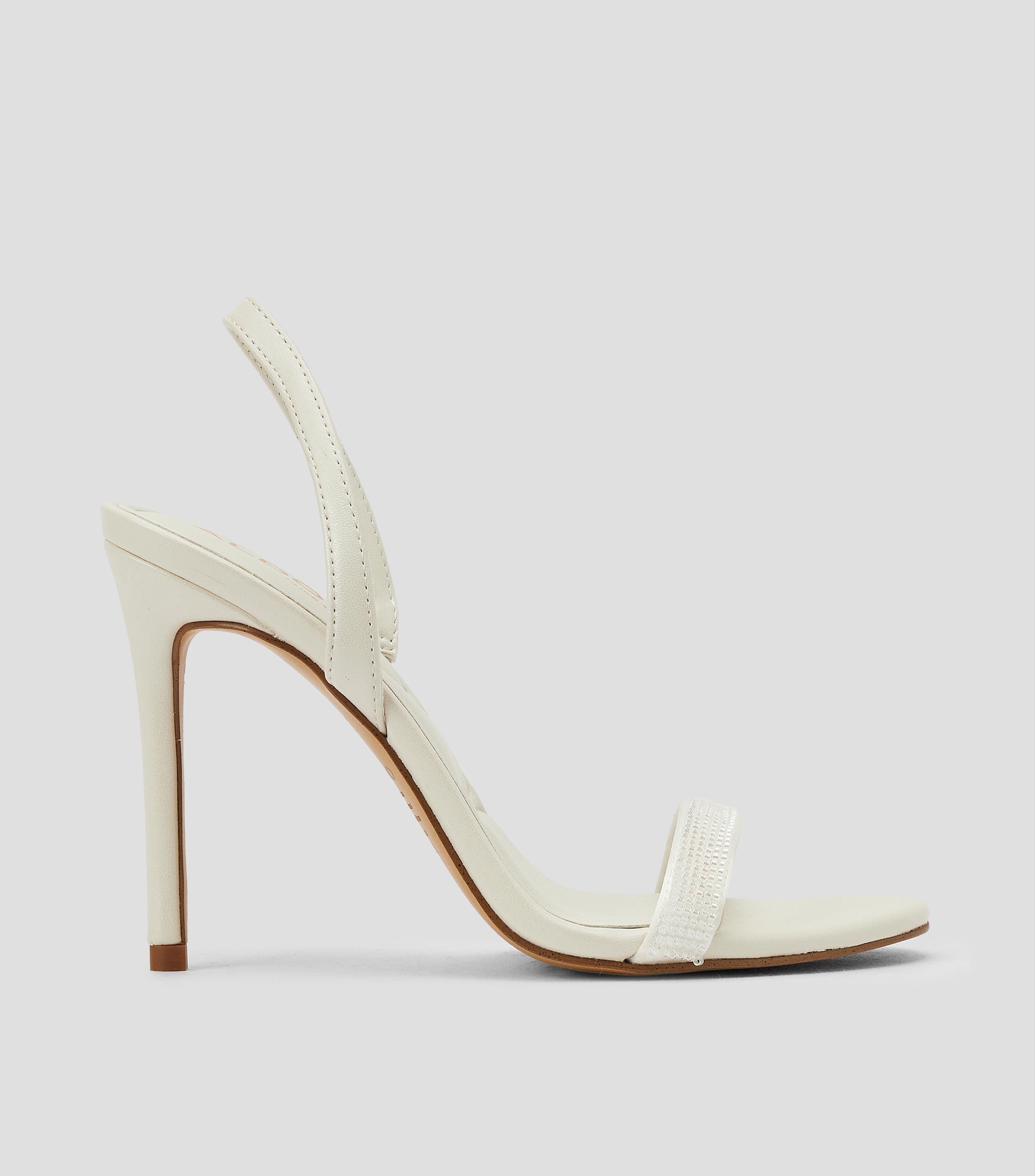 Sandalias con tacón alto delgado Mujer