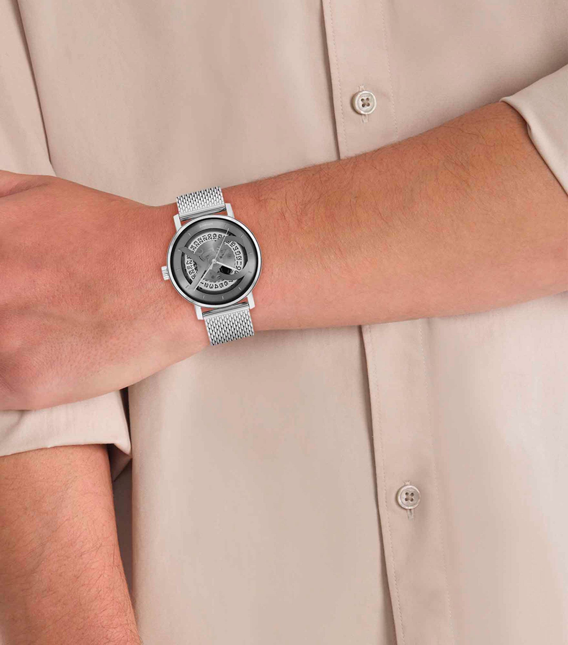 Reloj Unisex Iconic casual plateado