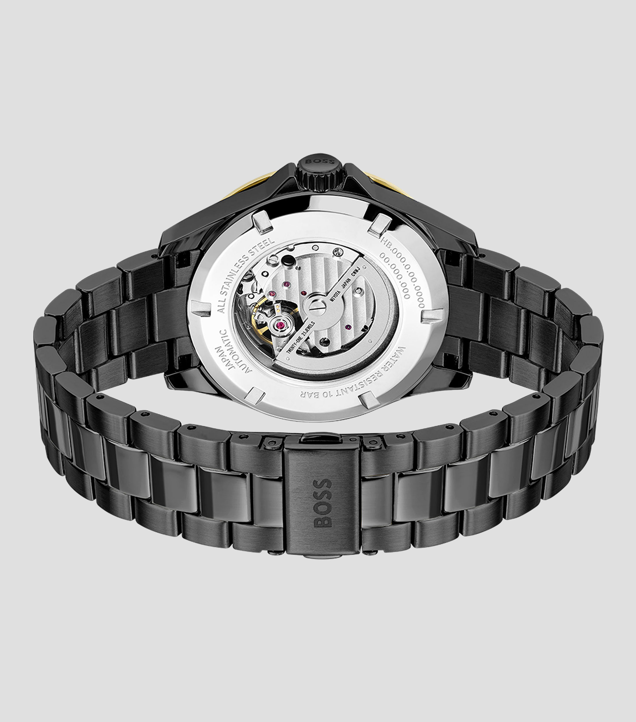 Reloj para Hombre Troper automatic Casual Negro, Dorado