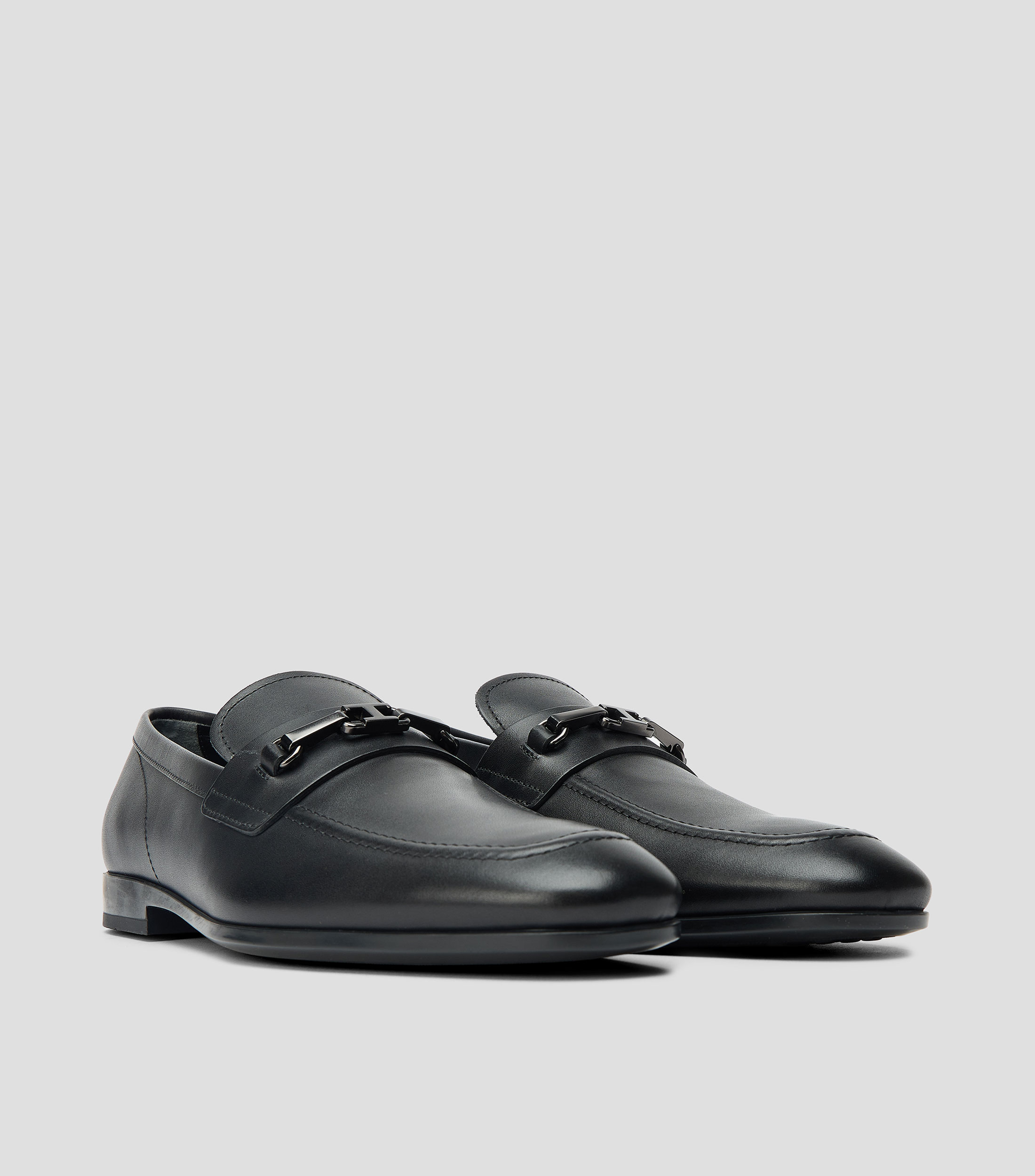 Mocasines en piel Hombre