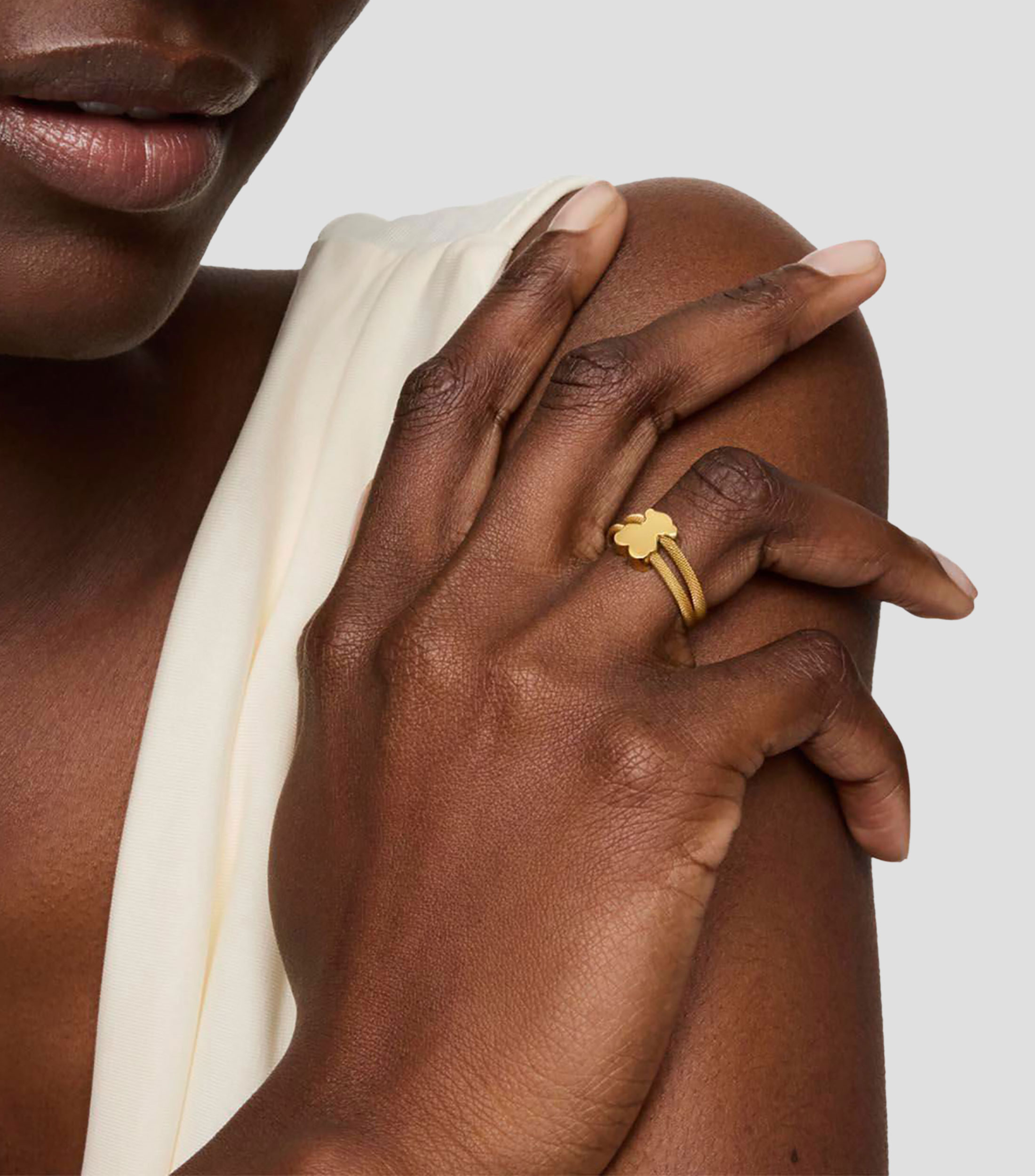 Anillo doble Icon Mesh Mujer