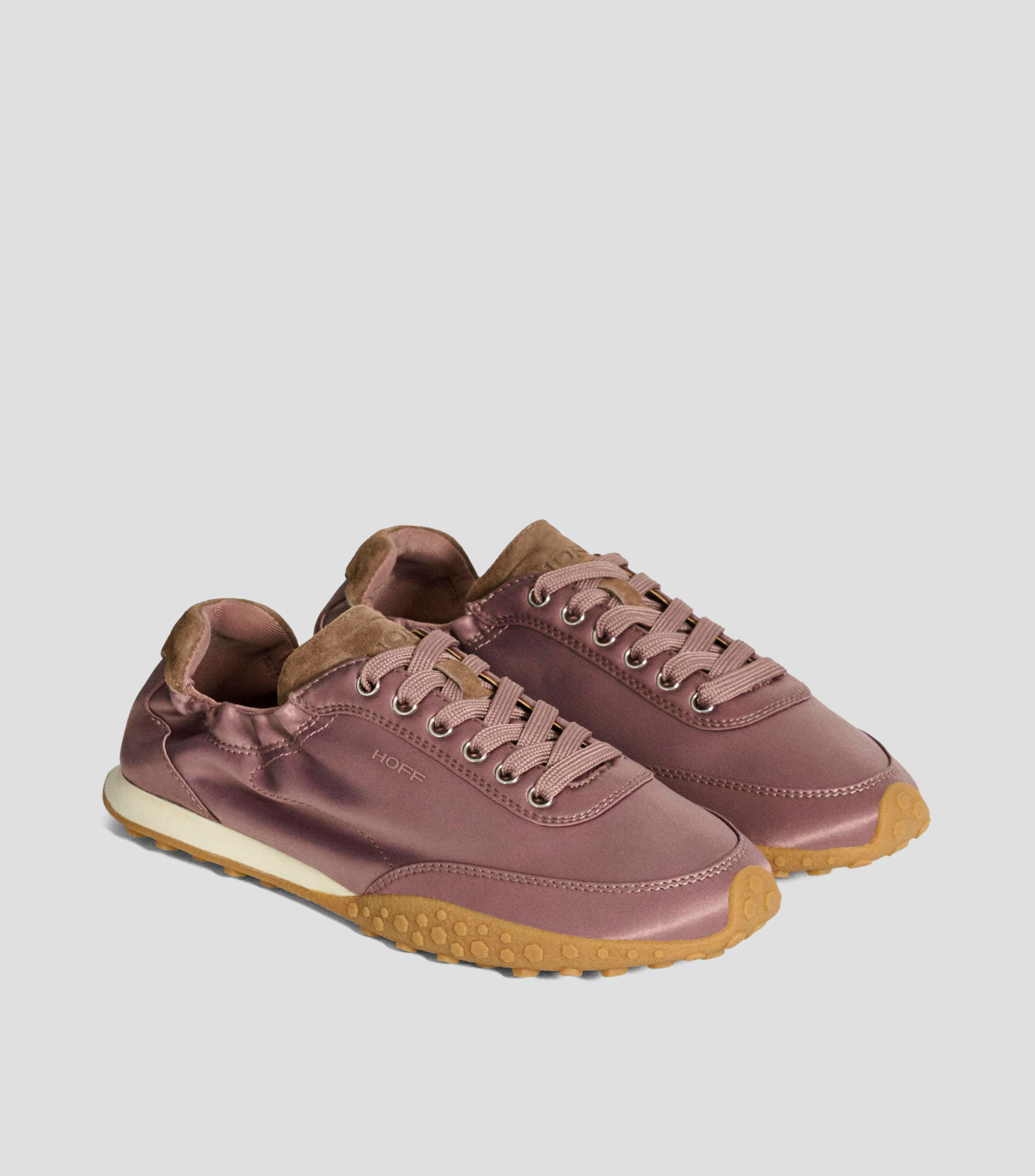 Tenis casuales en textil satinado Mujer