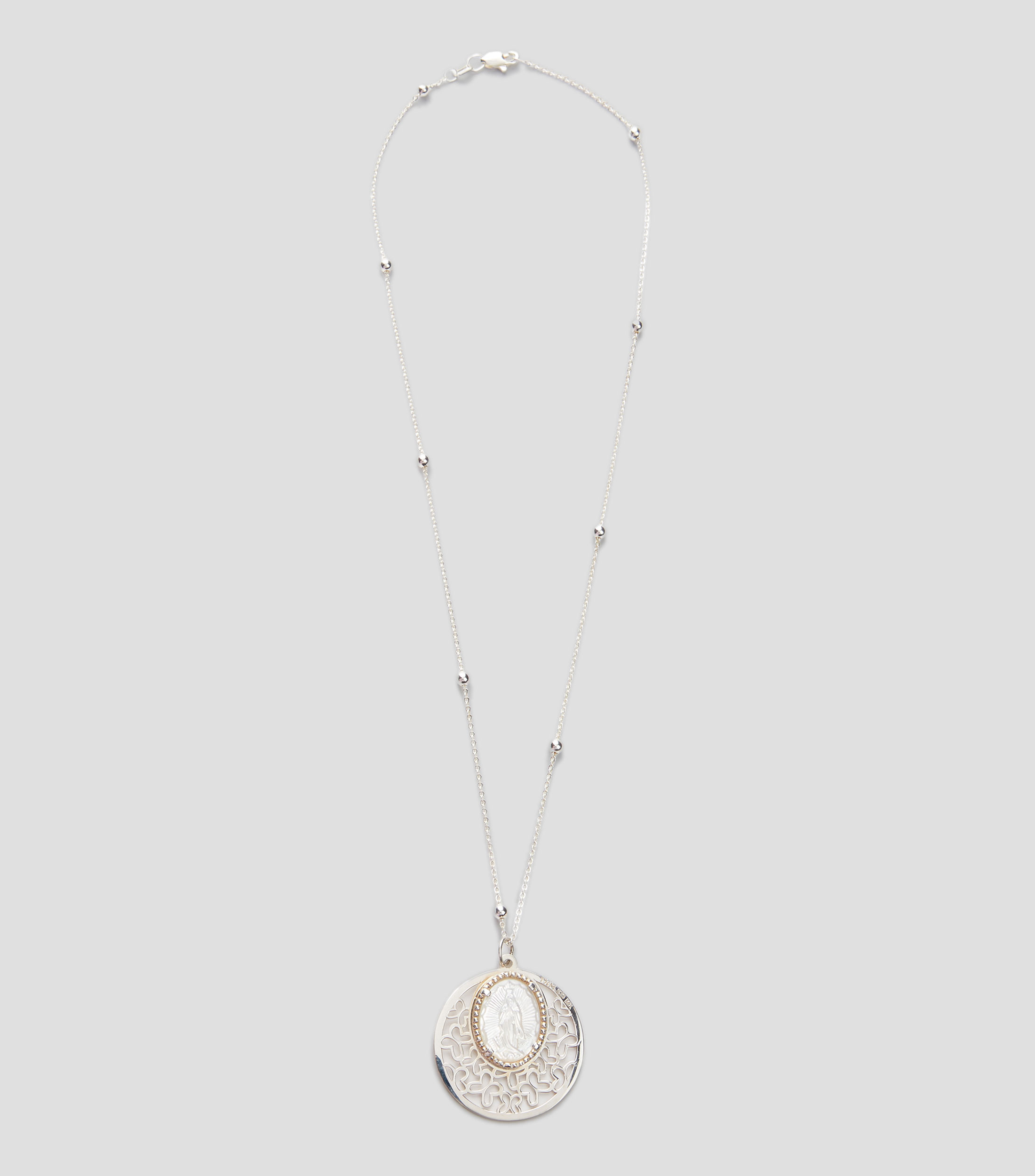 Dije Virgen en plata .925 Mujer