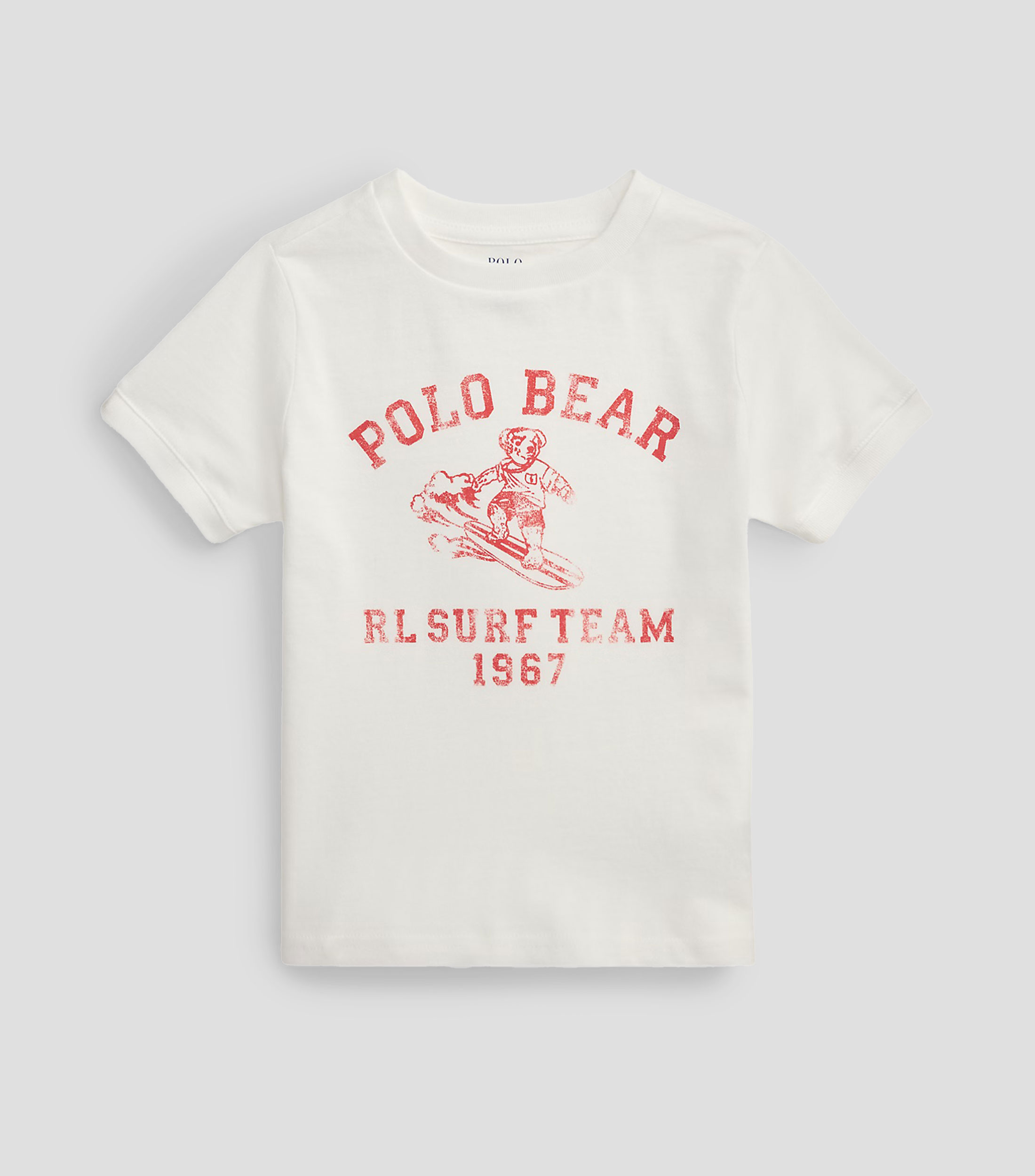 Playera cuello redondo manga corta con estampado Niño