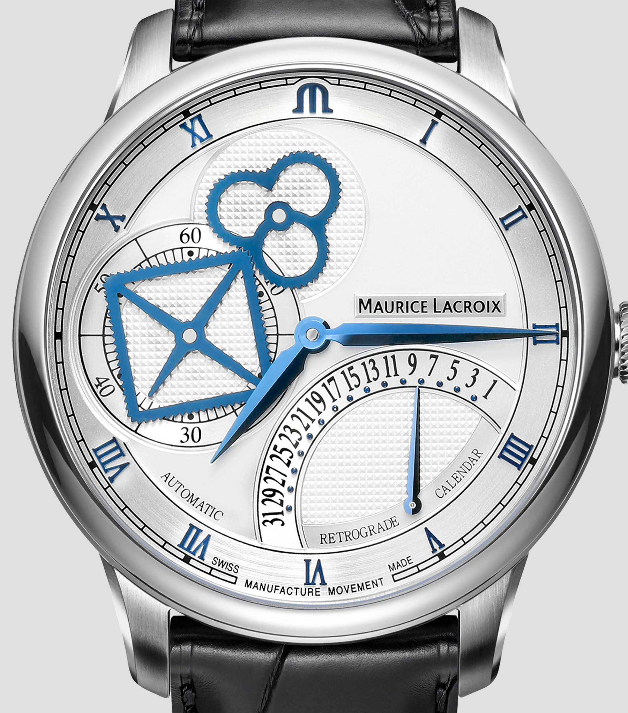 Reloj para Hombre Wheel Retrograde Casual Blanco