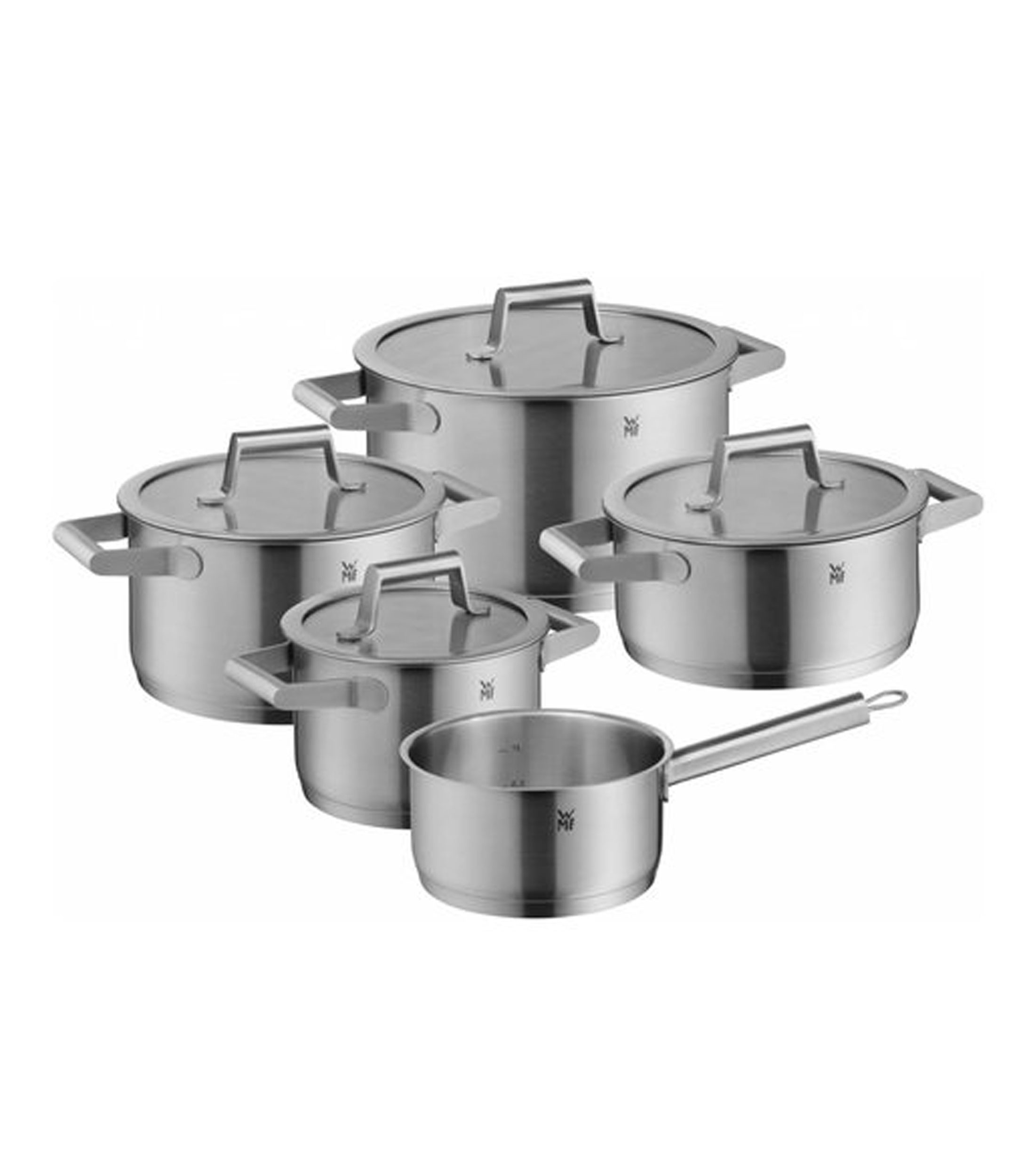 Batería de cocina en acero inoxidable Comfort Line de 5 piezas
