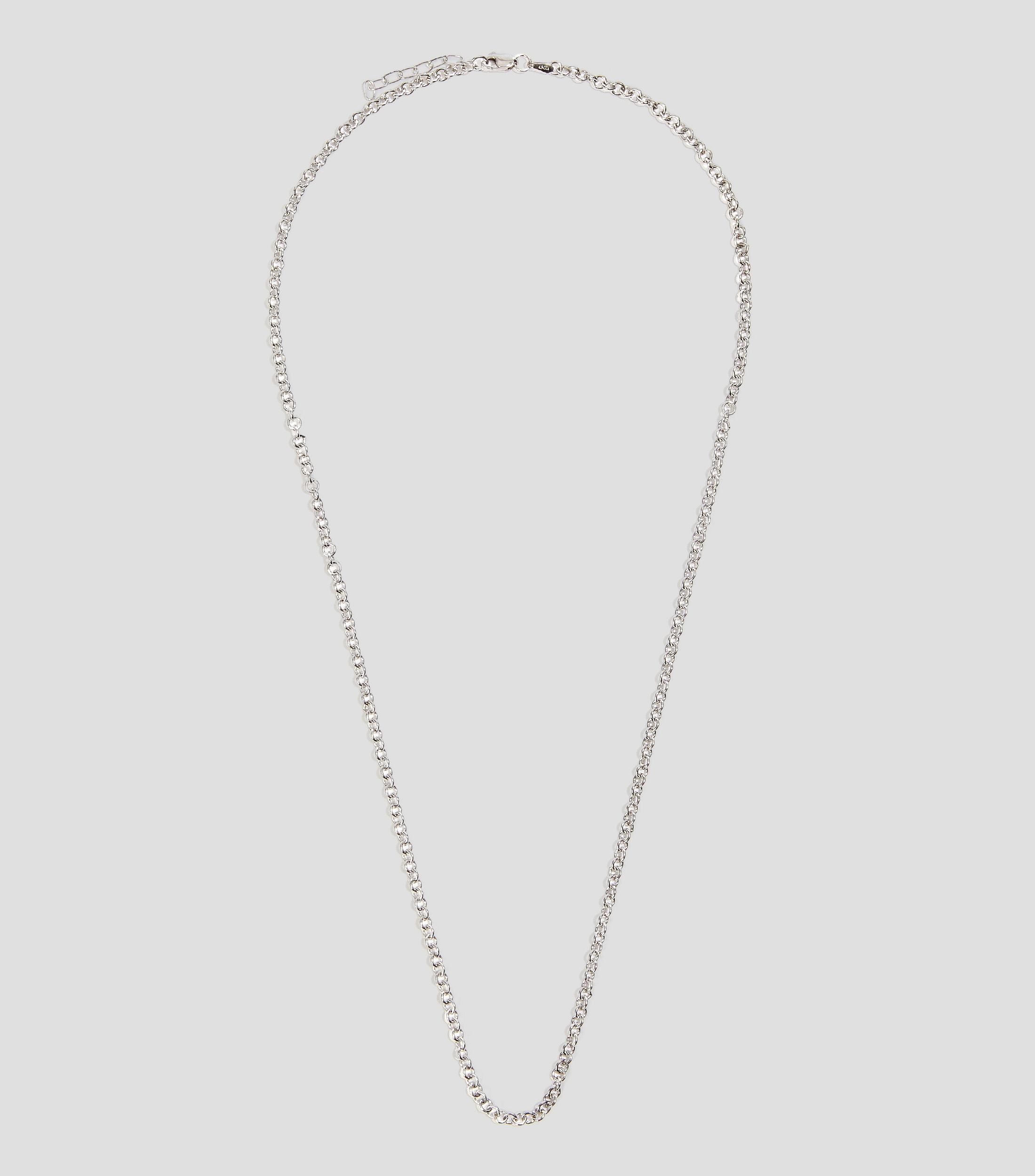 Cadena Ancla Calibre en plata .925 Mujer