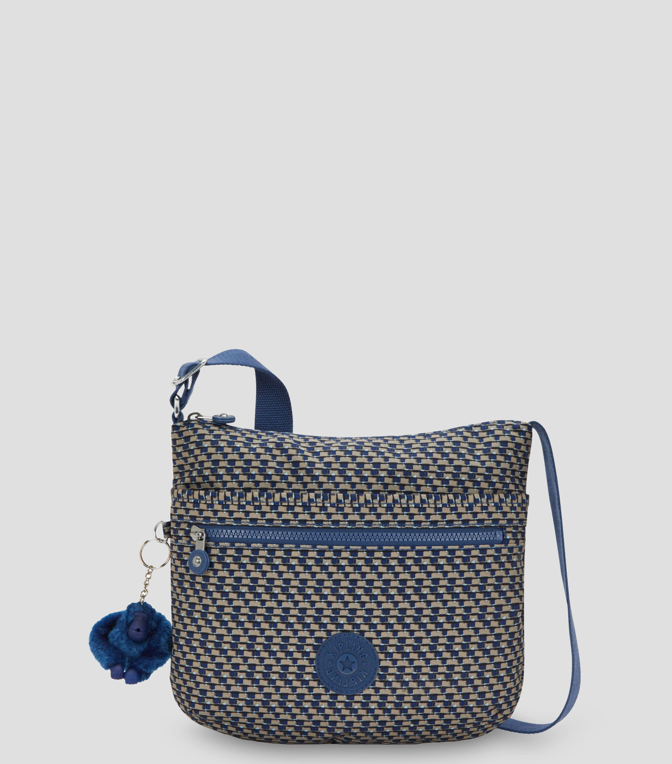 Bolsa crossbody azul Arto estampada Mujer