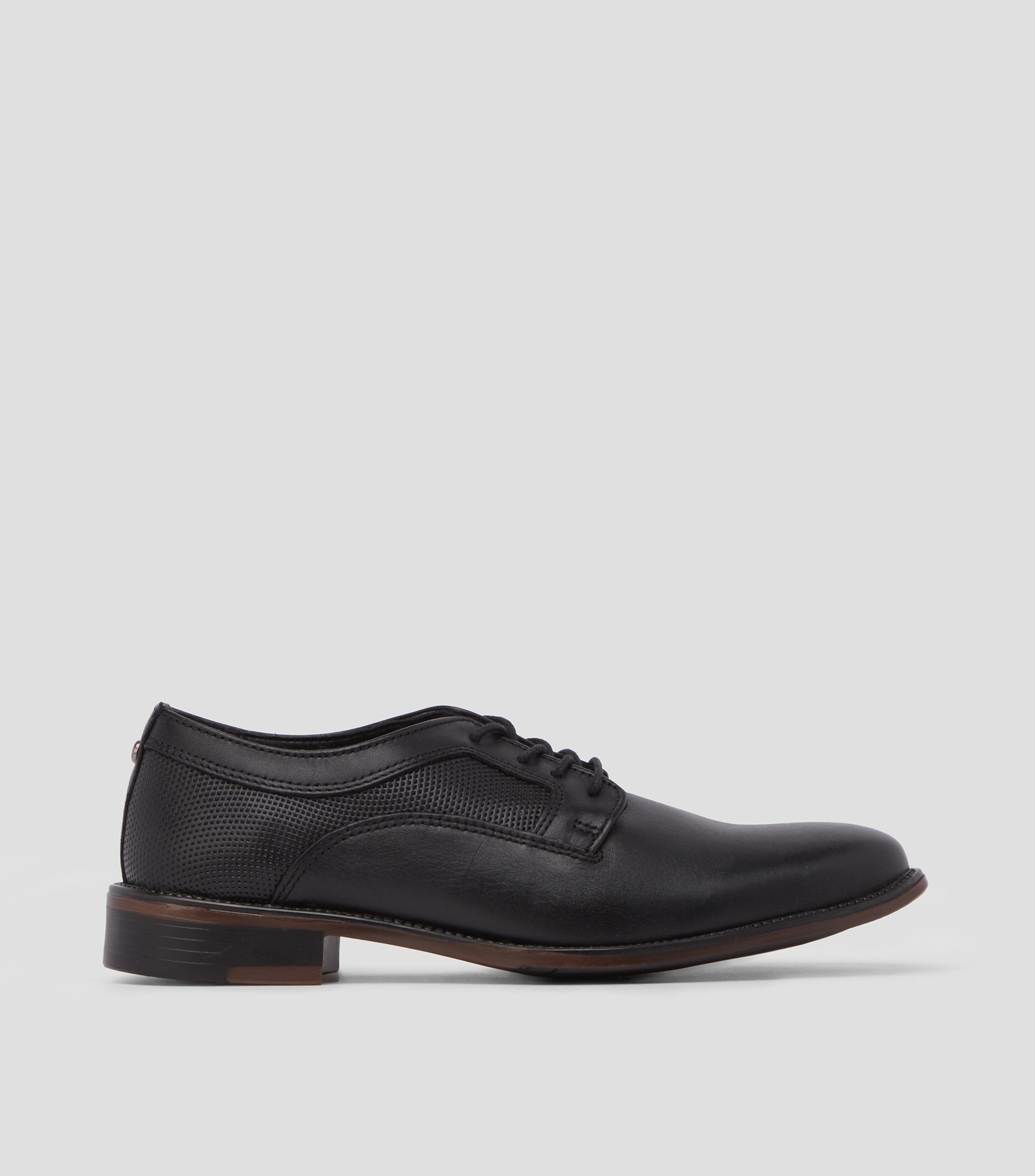 Zapatos casuales Oxford con tacón bajo ancho Hombre