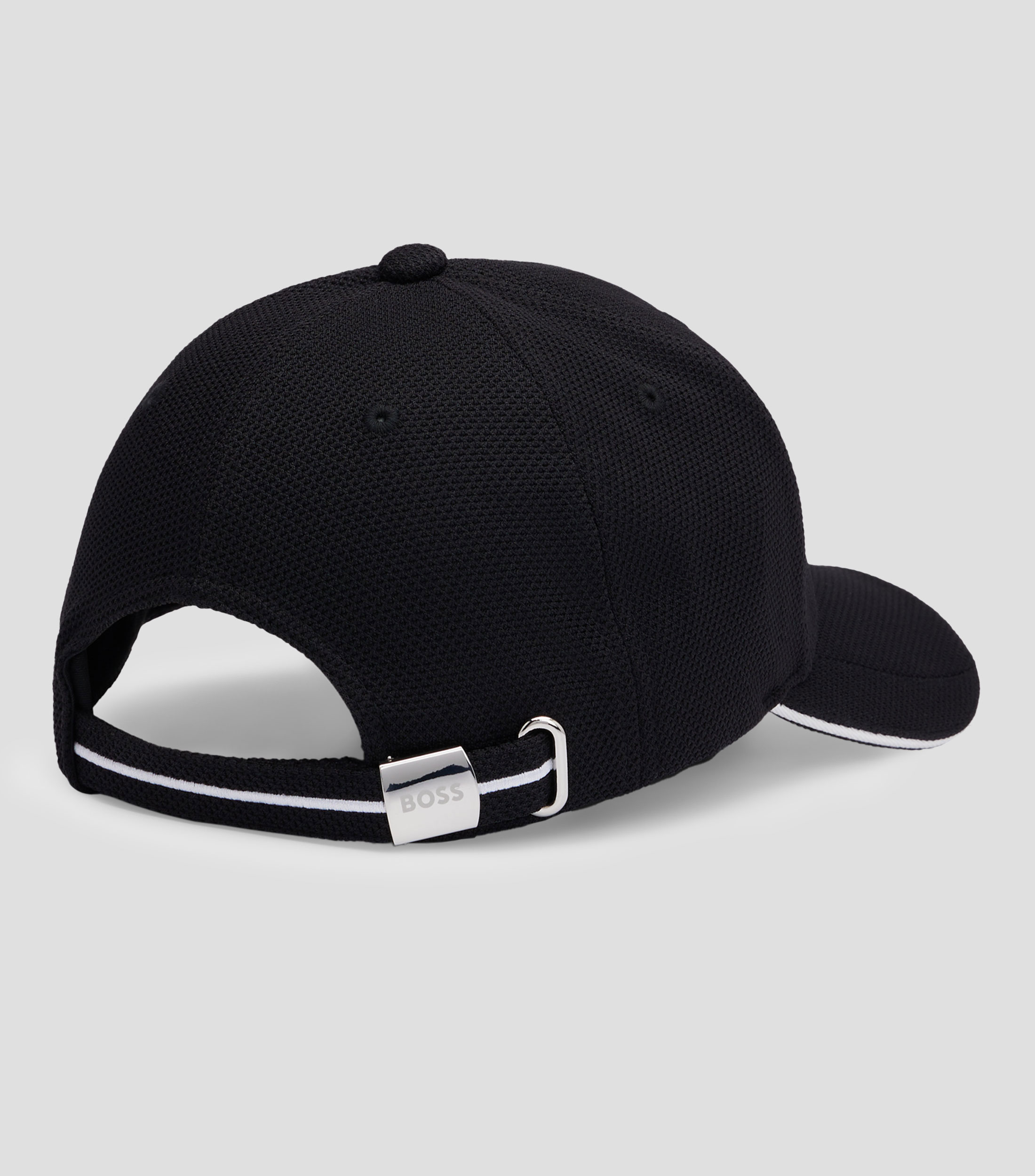 Gorra de pique tejido con logo bordado Hombre