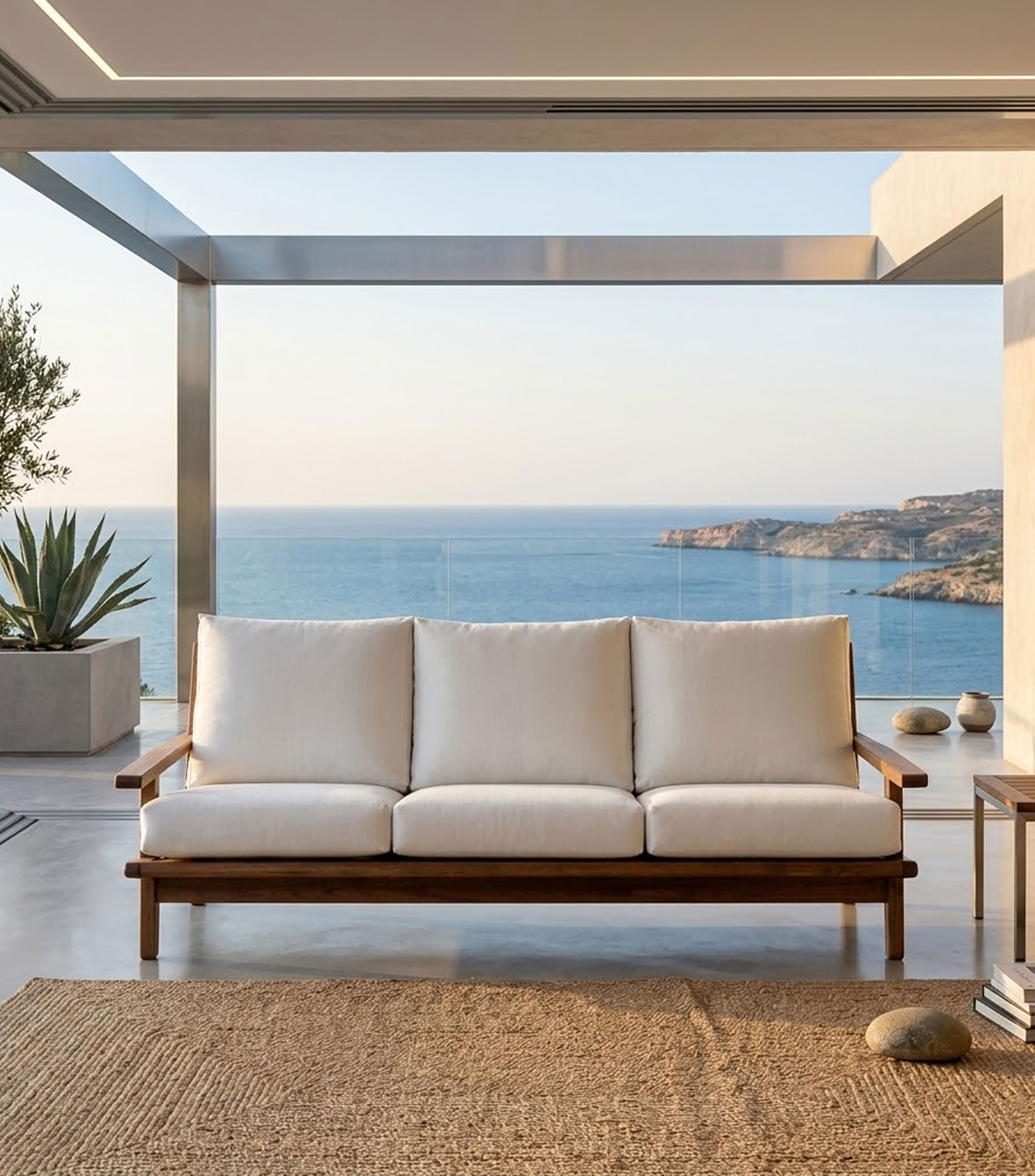 Sofá para Exterior Maiorca en madera