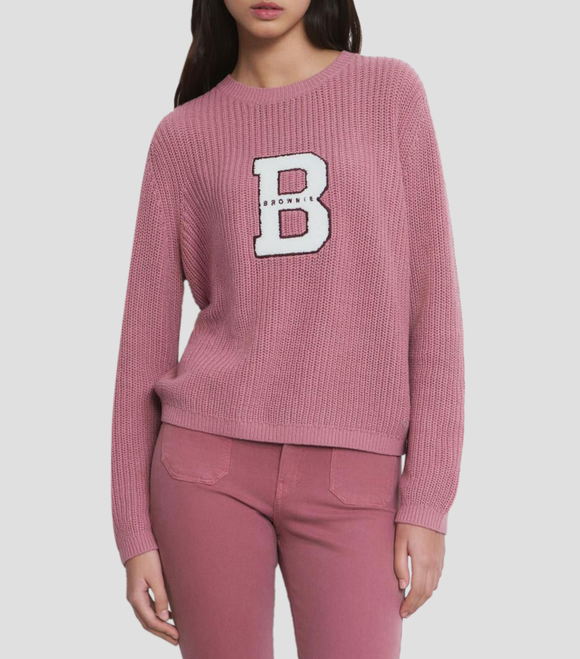 Suéter cuello redondo Mujer