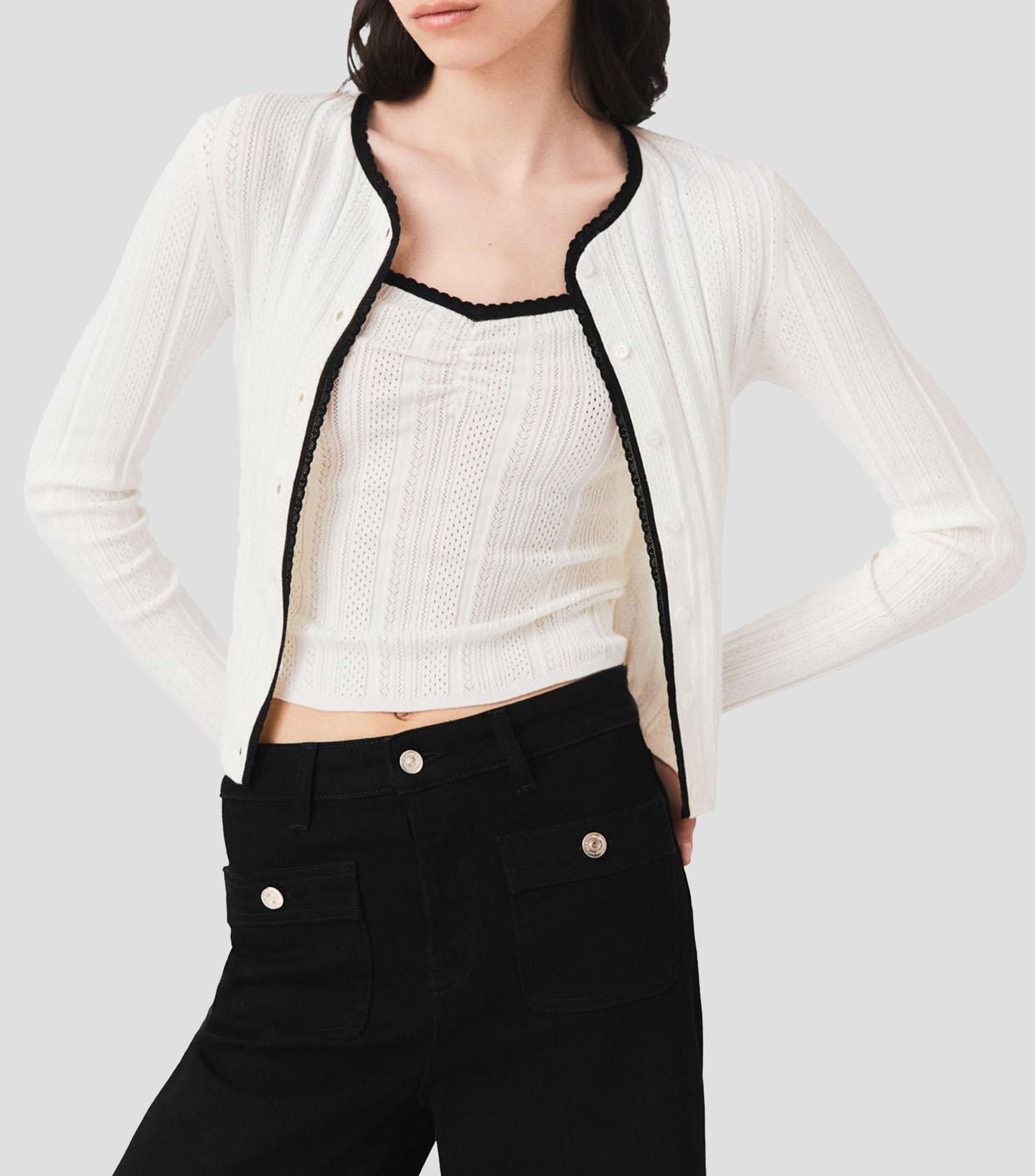 Blusa microdiseño sin mangas Mujer