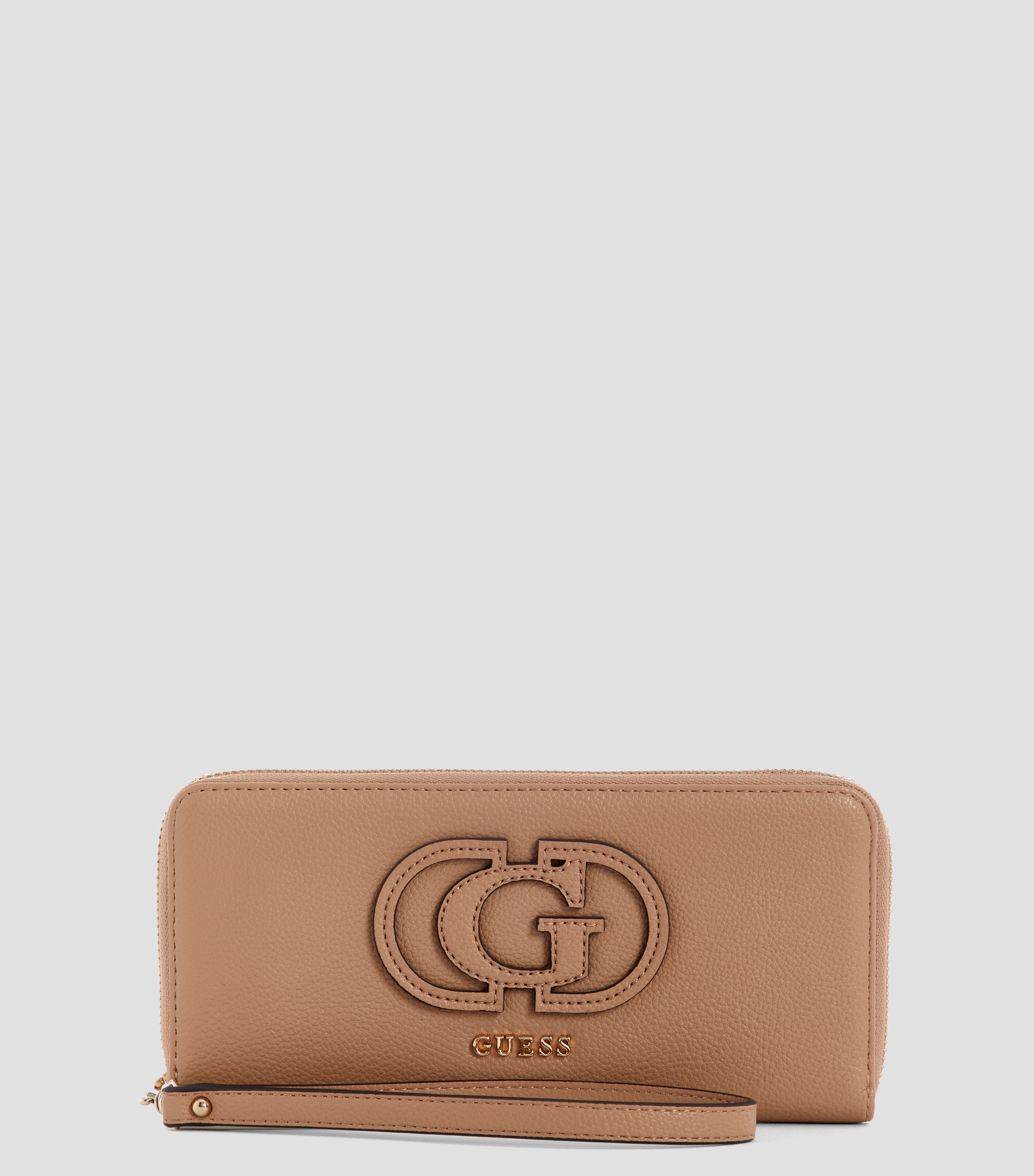 Cartera café Isola sólida Mujer