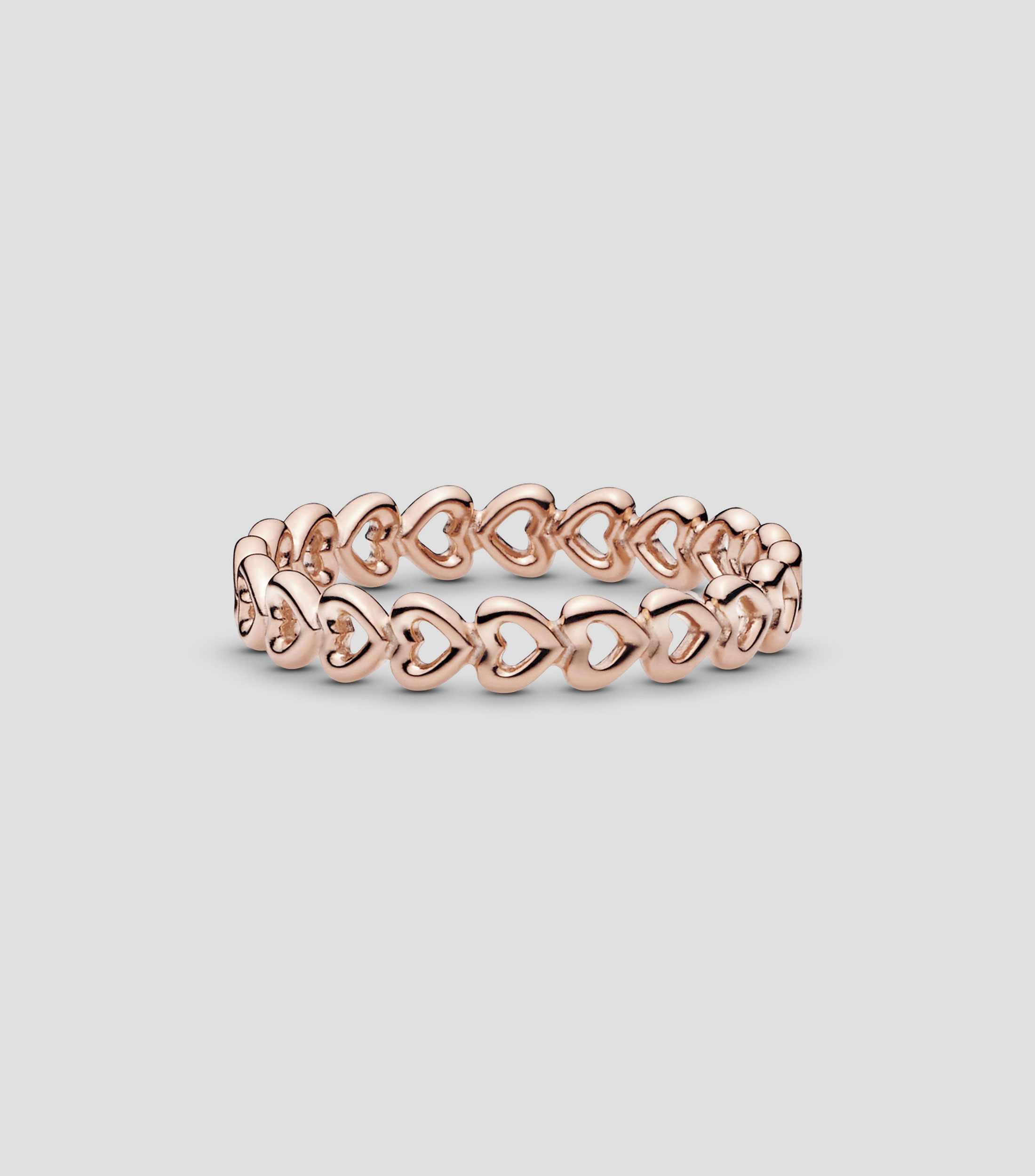 Anillo Banda de corazones Mujer Talla: 48
