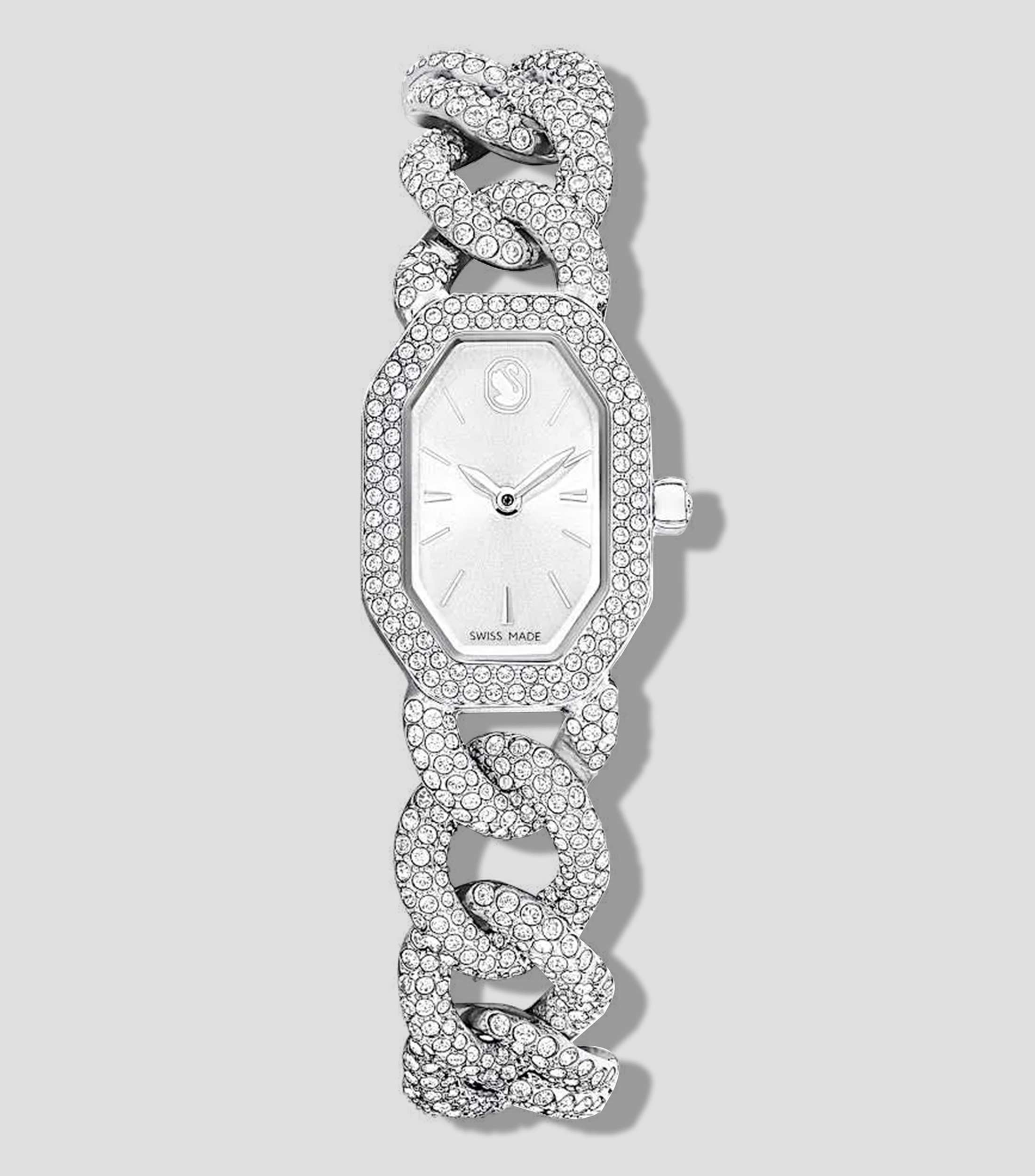 Reloj Unisex Dextera Chain de Vestir, Plateado