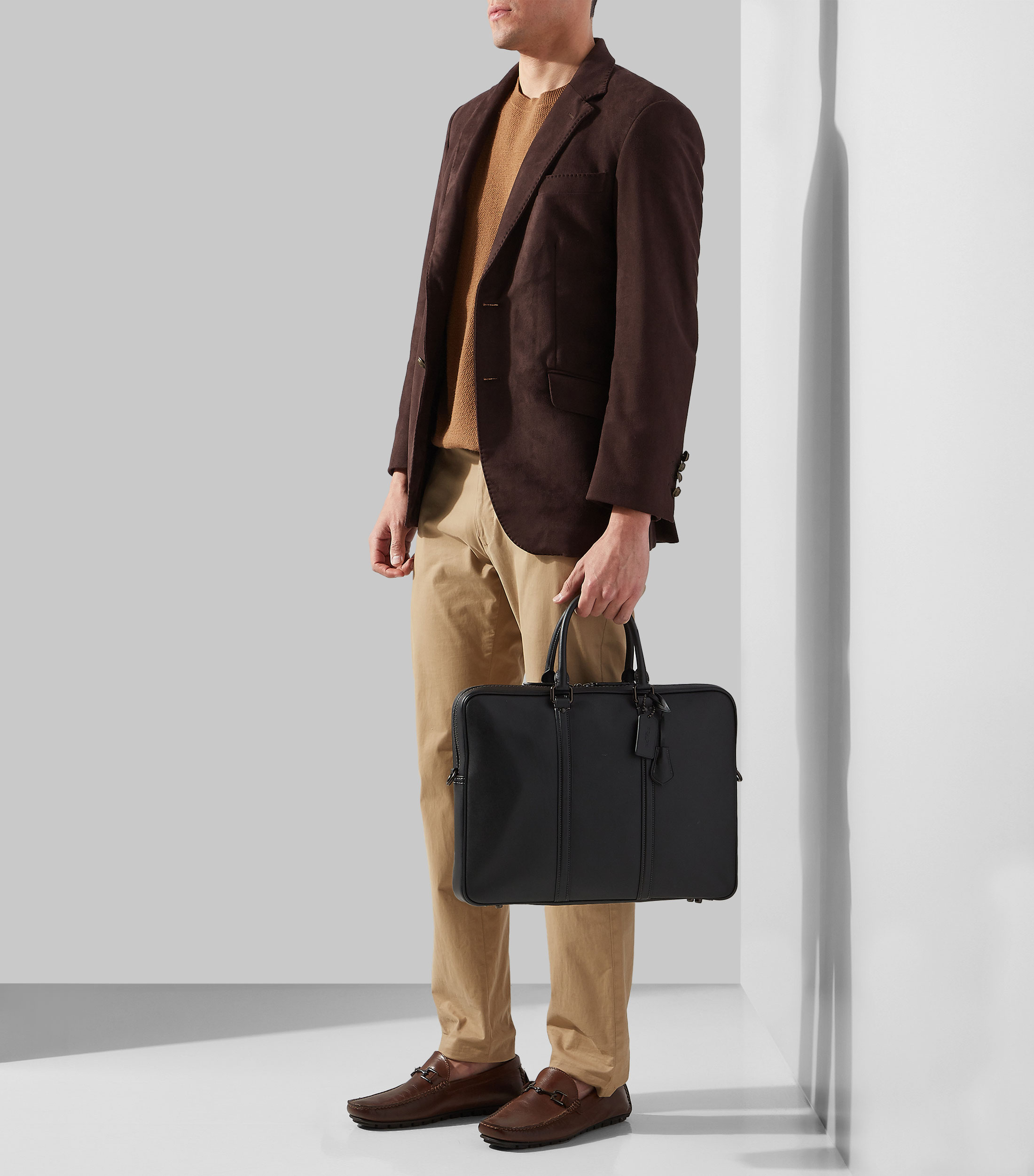Portafolio Workbag Original en piel negro Hombre