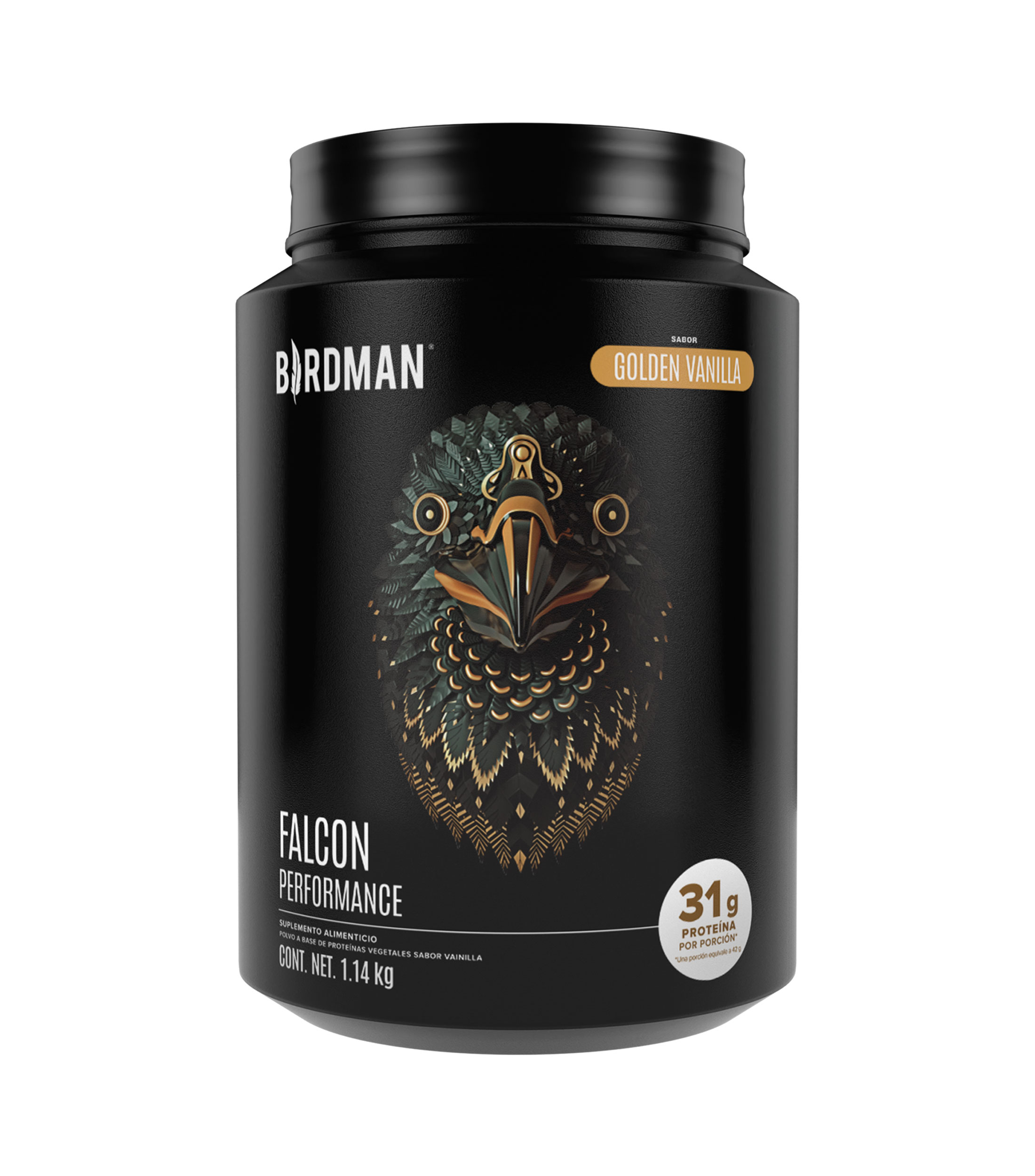 Proteína vegetal Falcon Performance Golden Vanilla, 1140 g