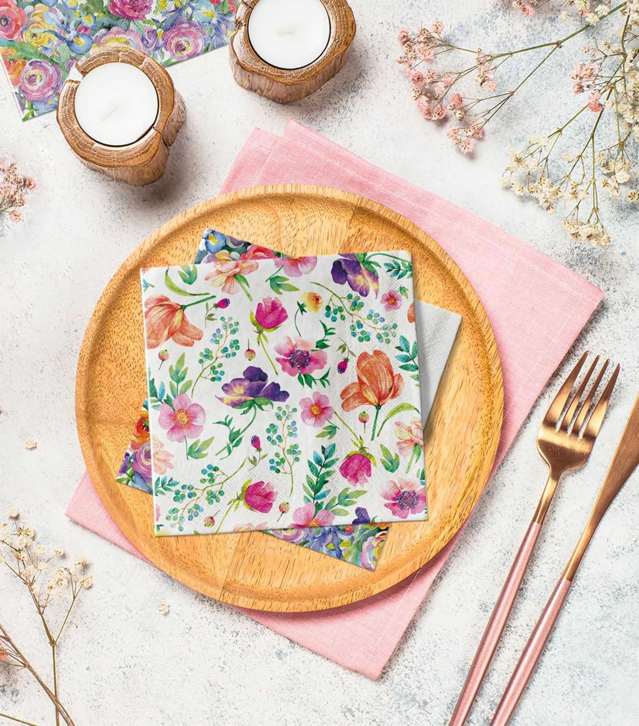 Servilletas Arreglo Floral