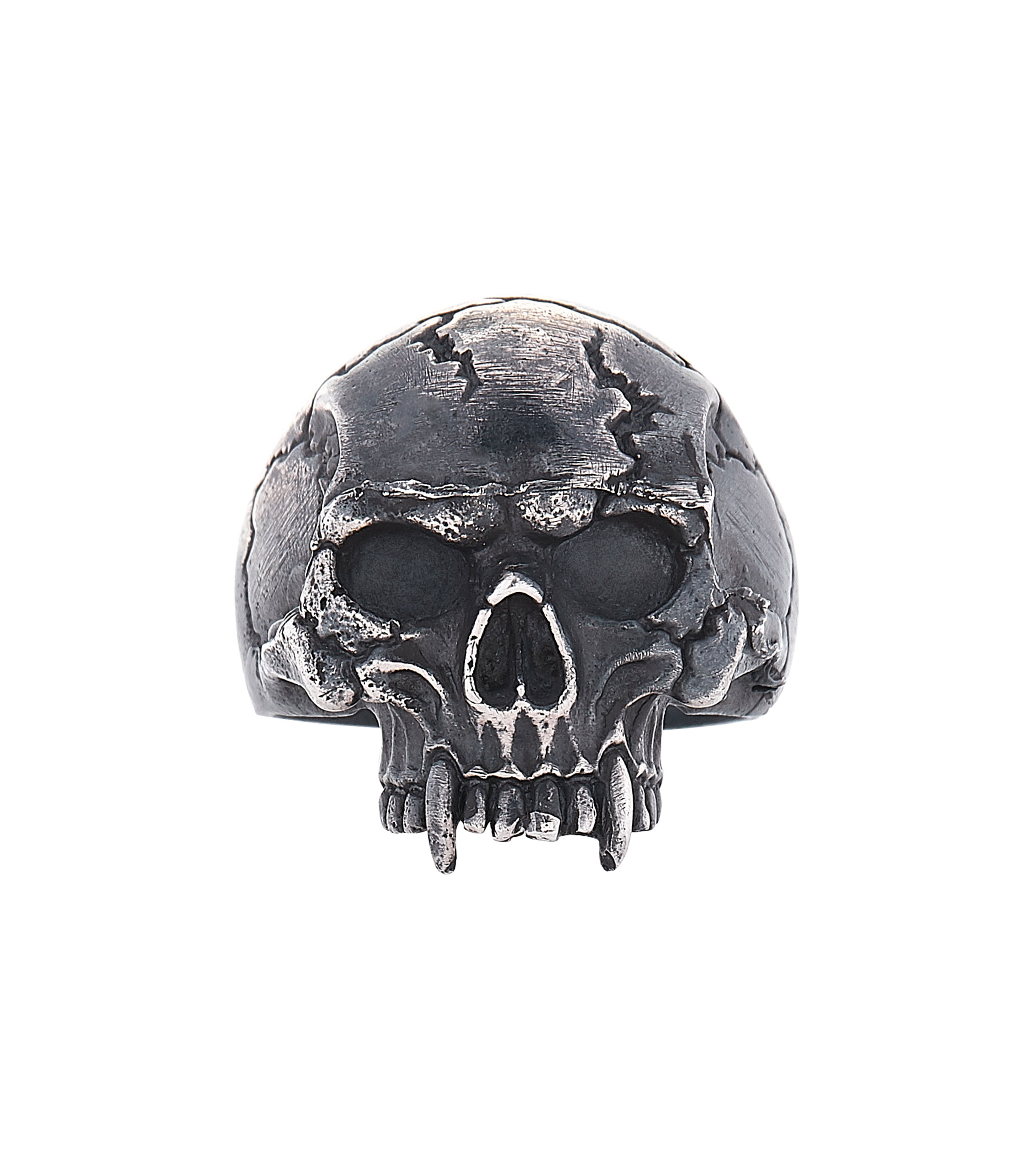 Anillo en plata con craneo de vampiro Hombre Talla 24