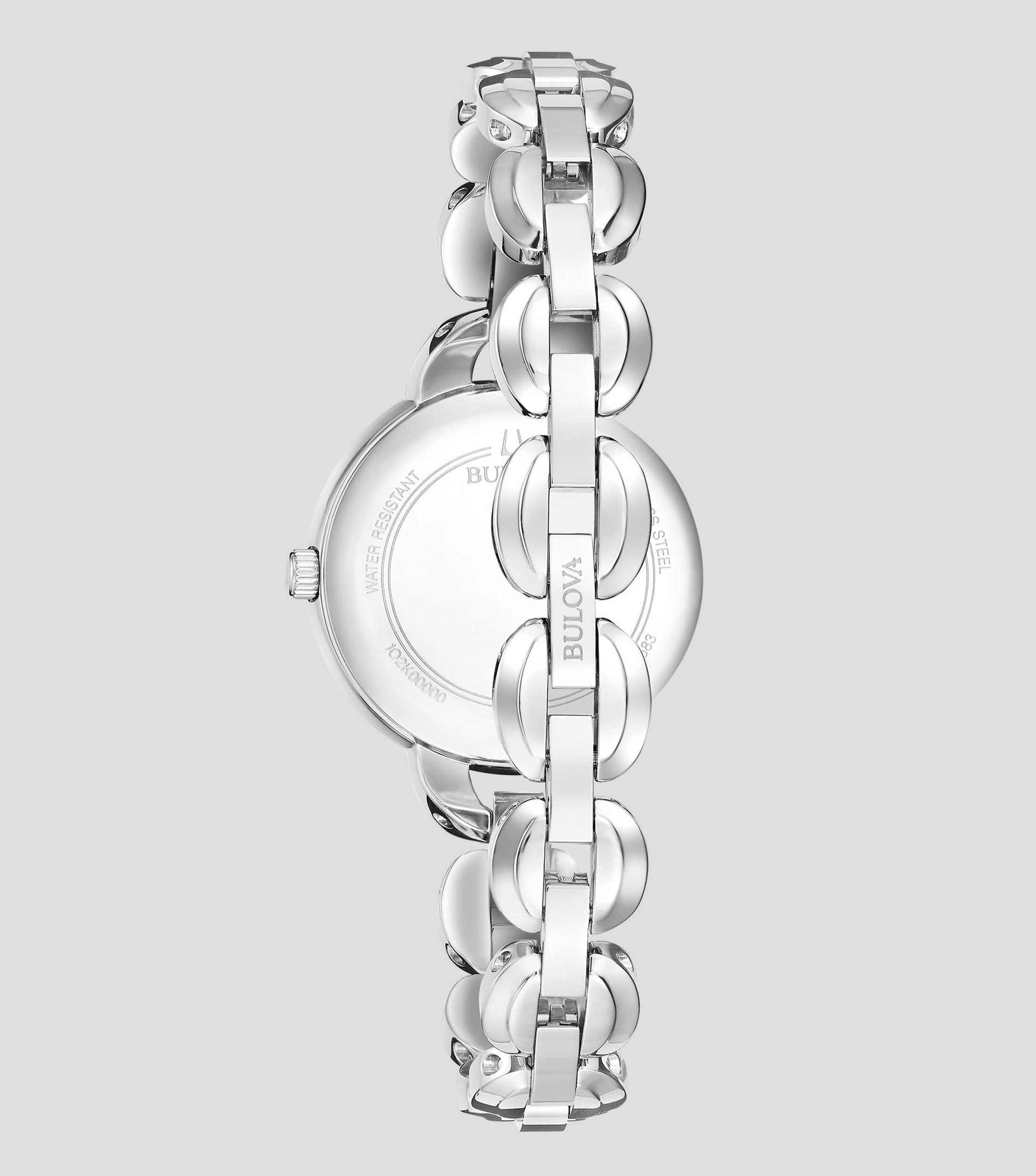 Reloj para Mujer casual Bangle plateado, azul