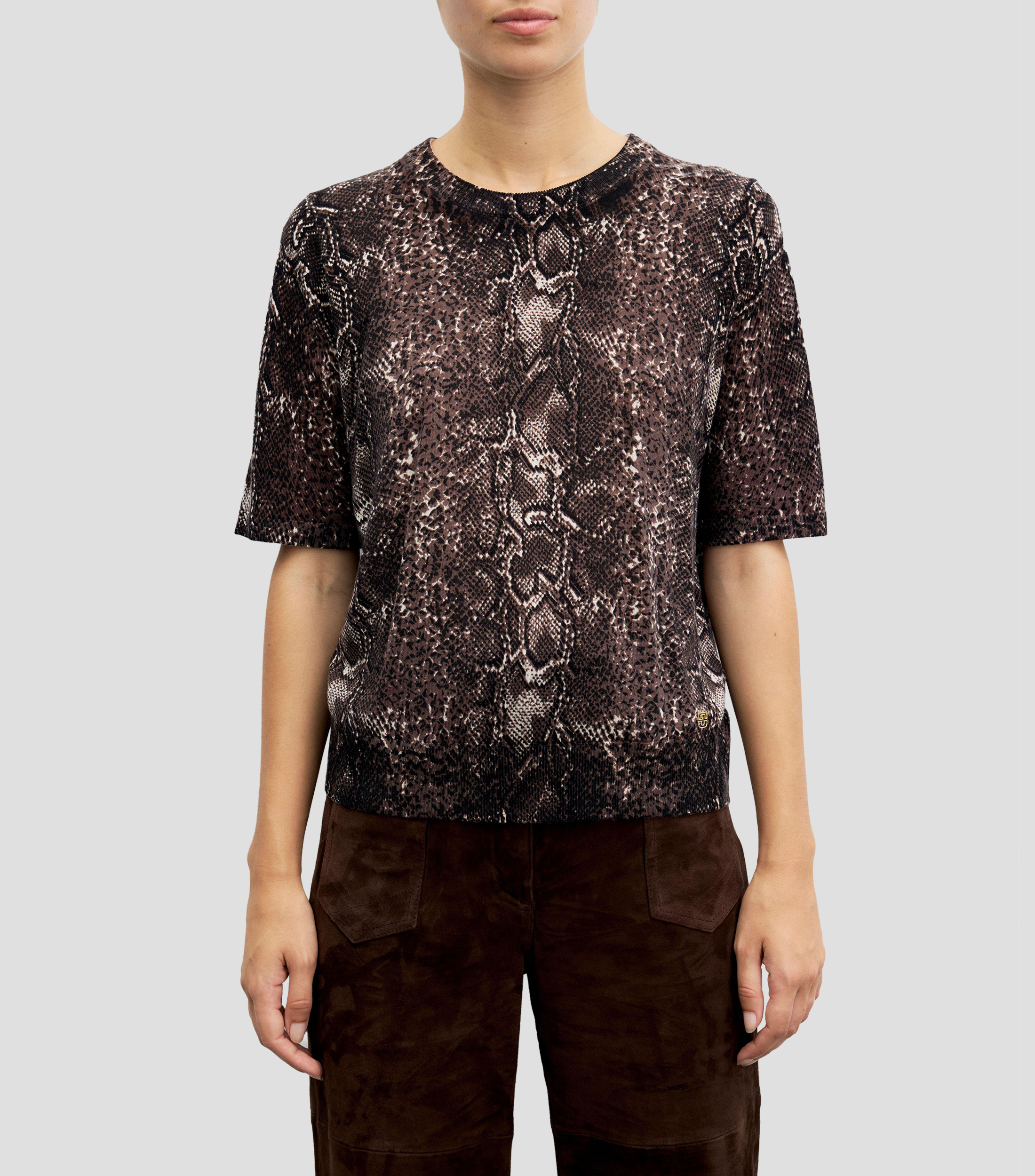 Suéter cuello redondo Mujer