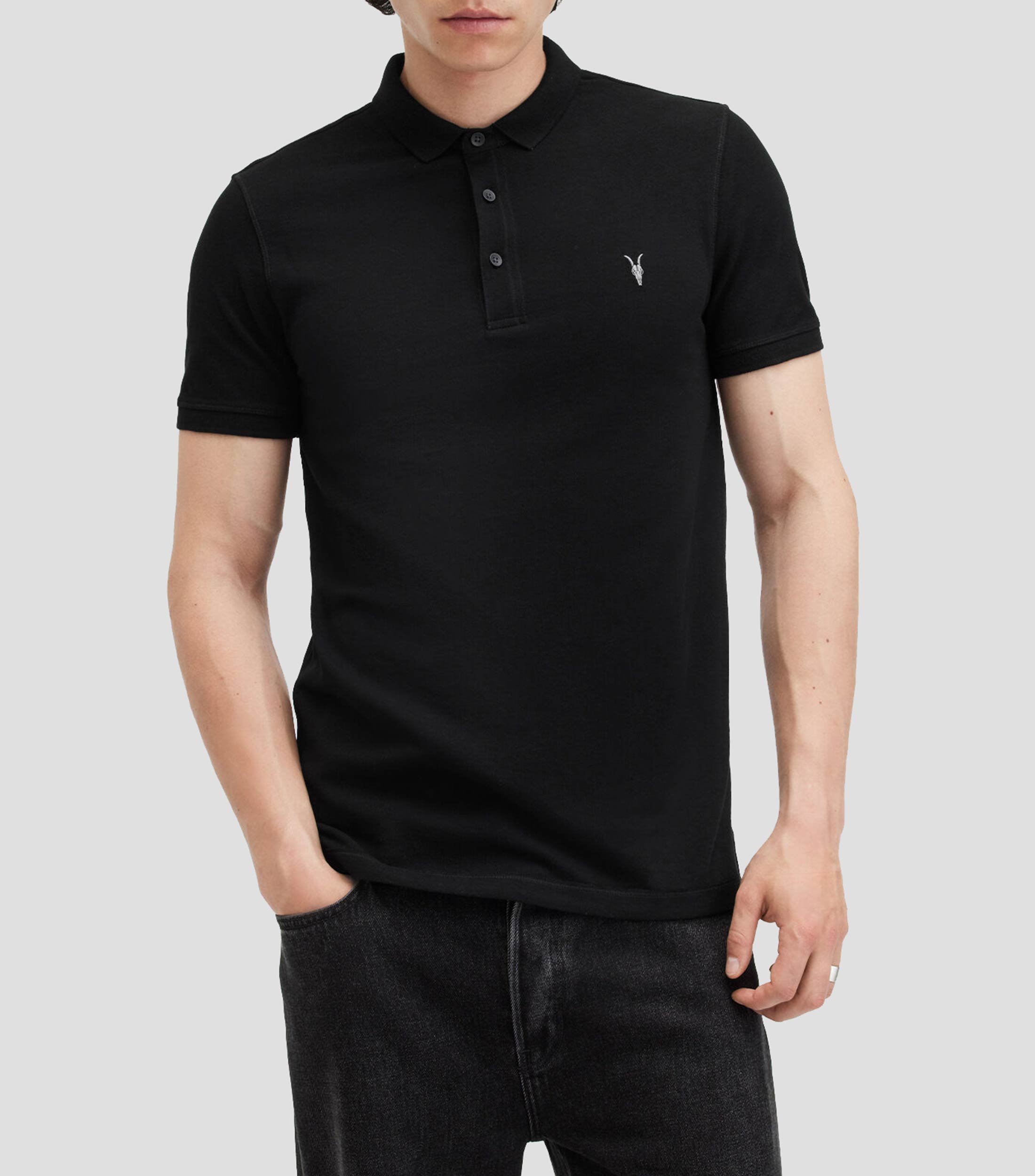 Playera tipo polo de manga corta Hombre